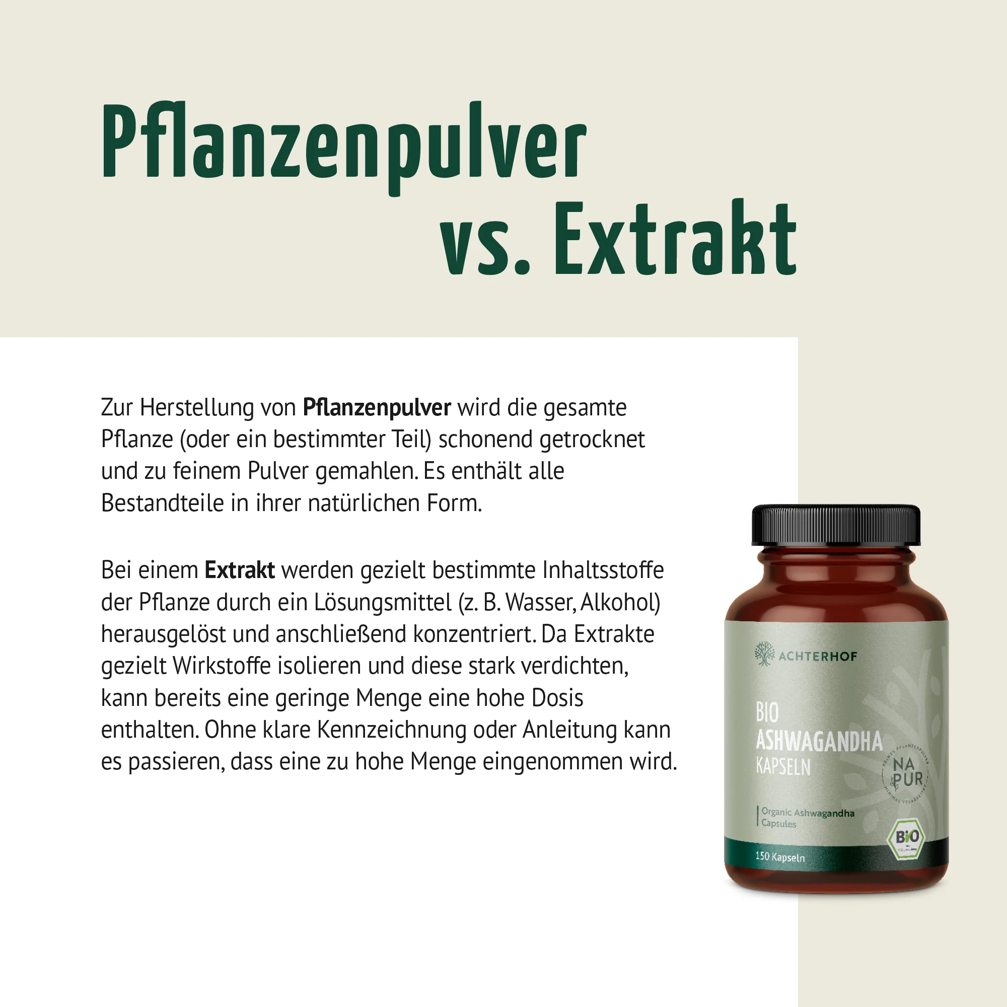 Bio Ashwagandha Kapseln Nachfüllpack (400 Kapseln) - Image 7