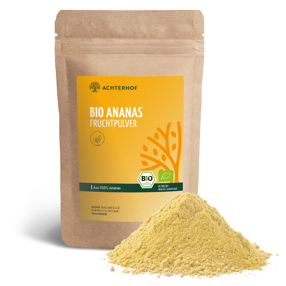 Bio Ananas Fruchtpulver (250g) - Image 2