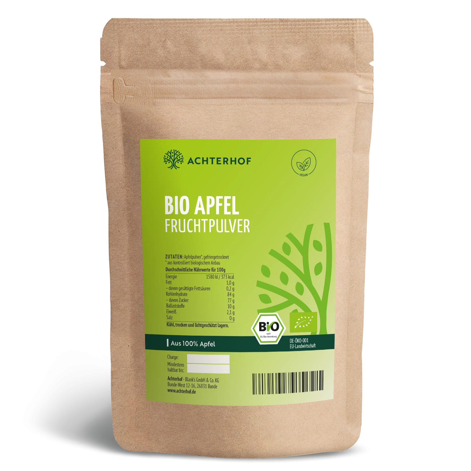 Bio Apfel Fruchtpulver (100g)