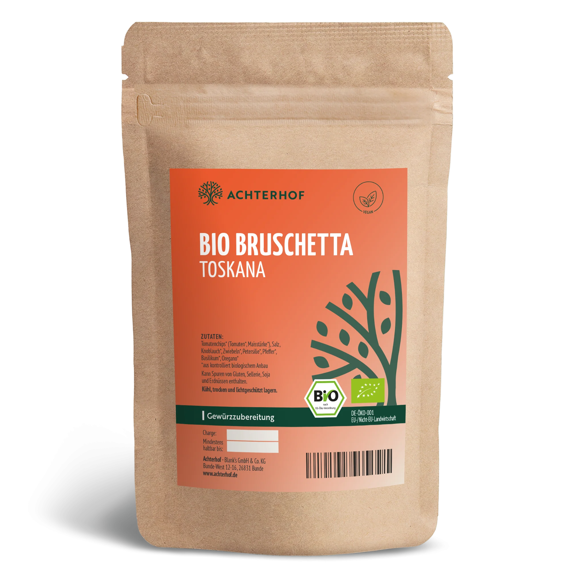 Bio Bruschetta Toskana Gewürzzubereitung (100g)