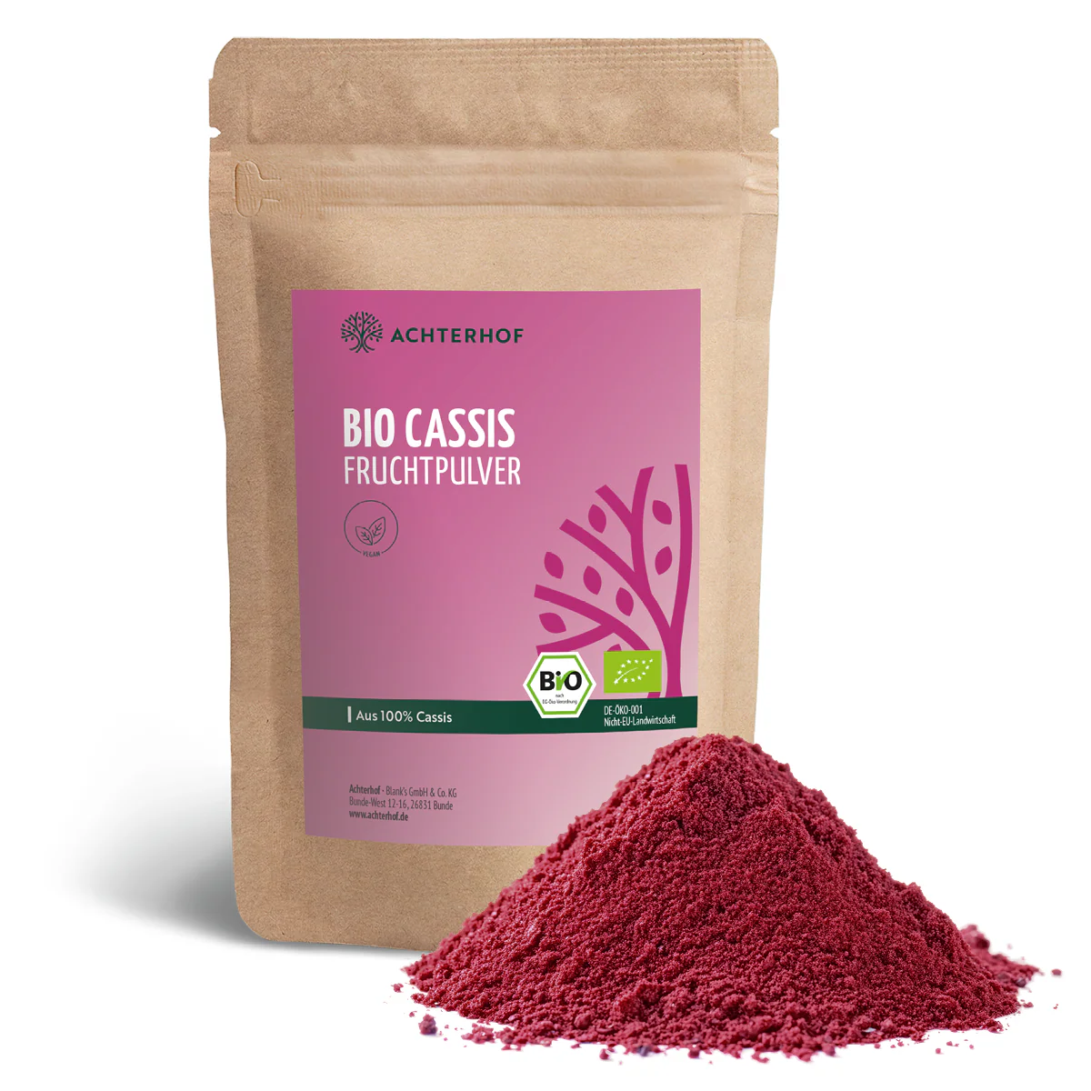 Bio Cassis Fruchtpulver (100g) - Image 2