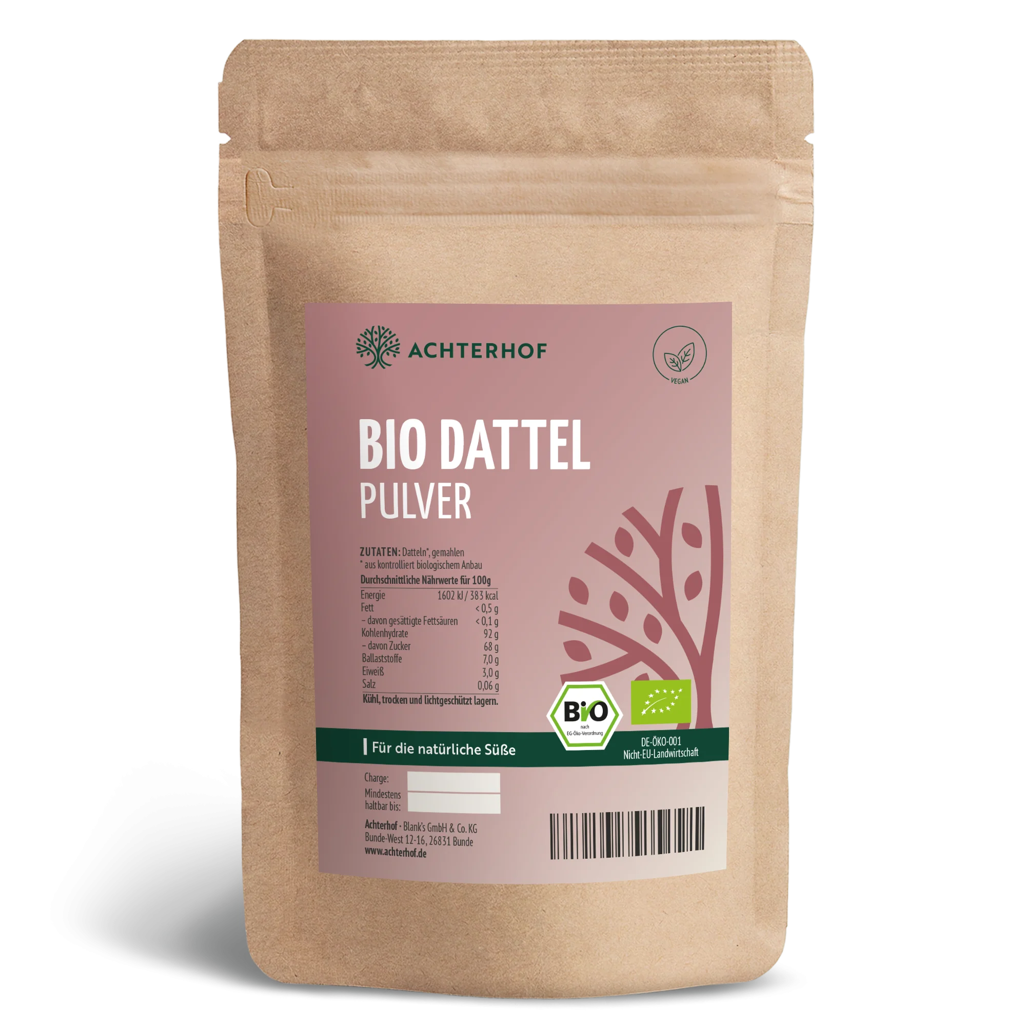 Bio Dattel Pulver (100g)