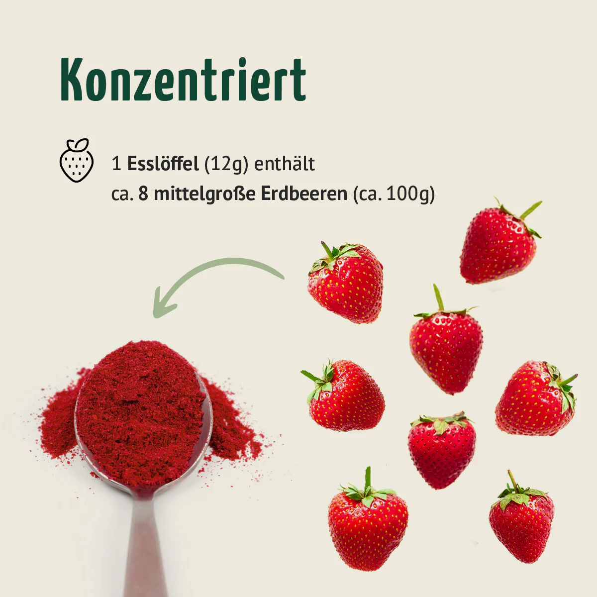 Bio Erdbeere Fruchtpulver (100g) - Image 6