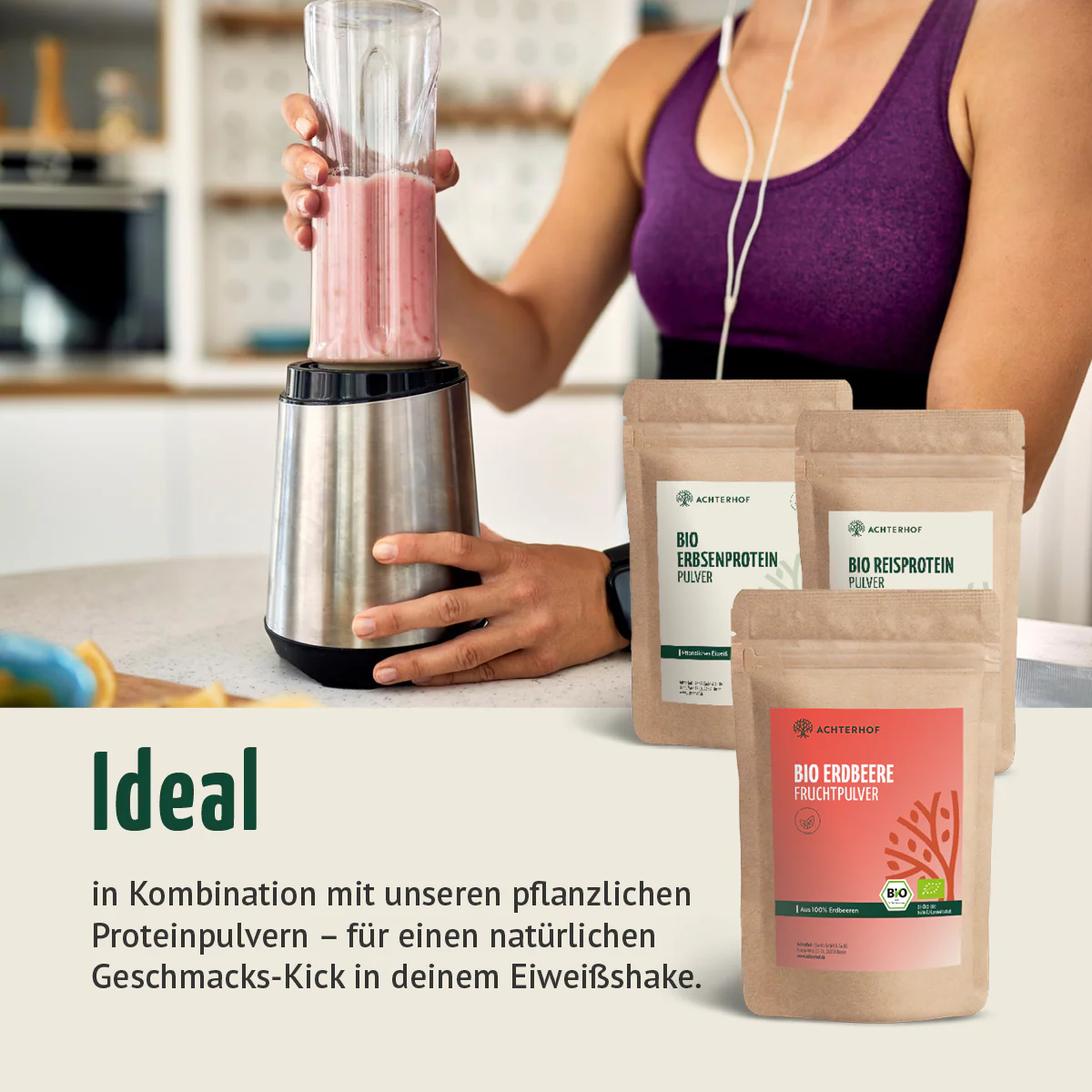 Bio Erdbeere Fruchtpulver (250g) - Image 4