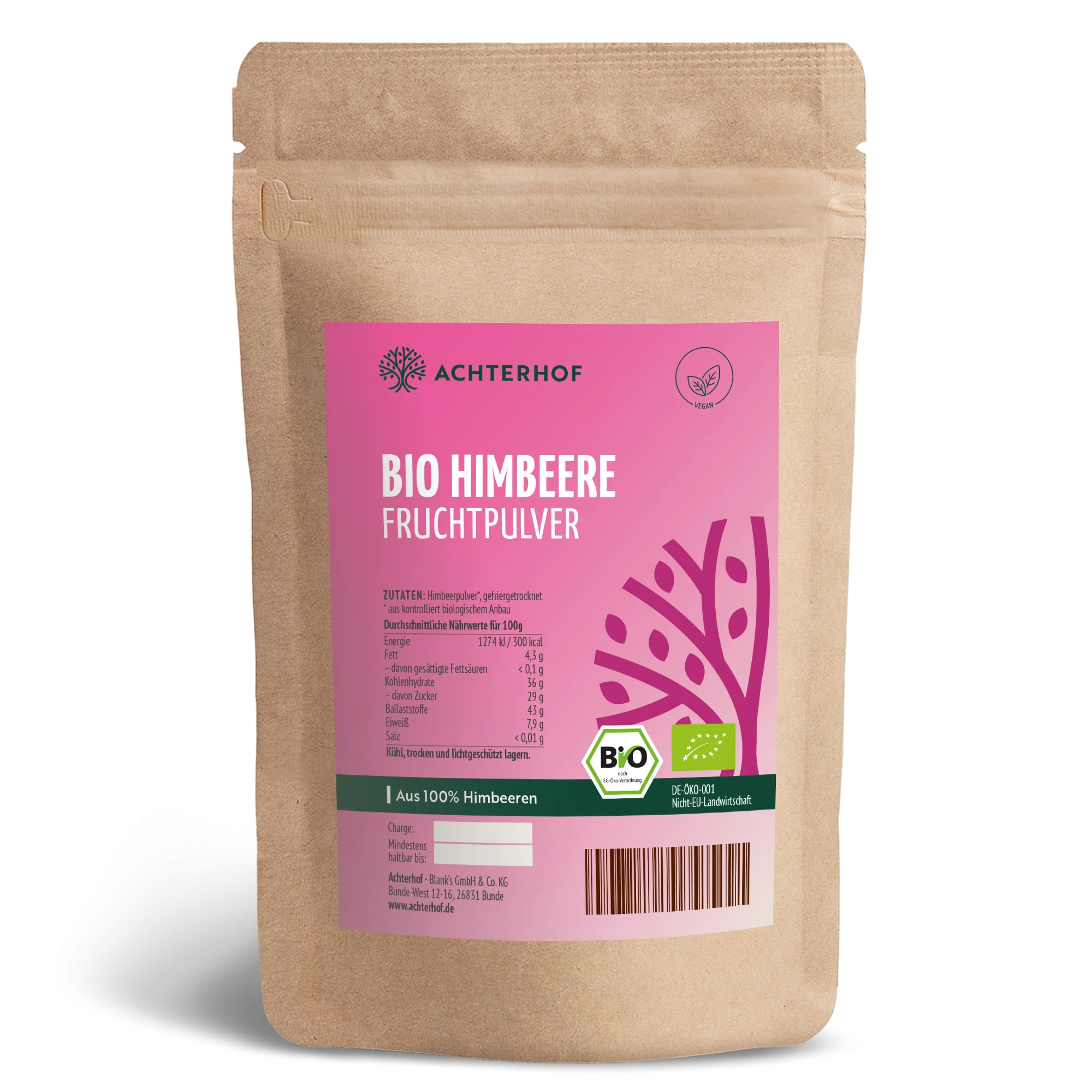 Bio Himbeere Fruchtpulver (250g)