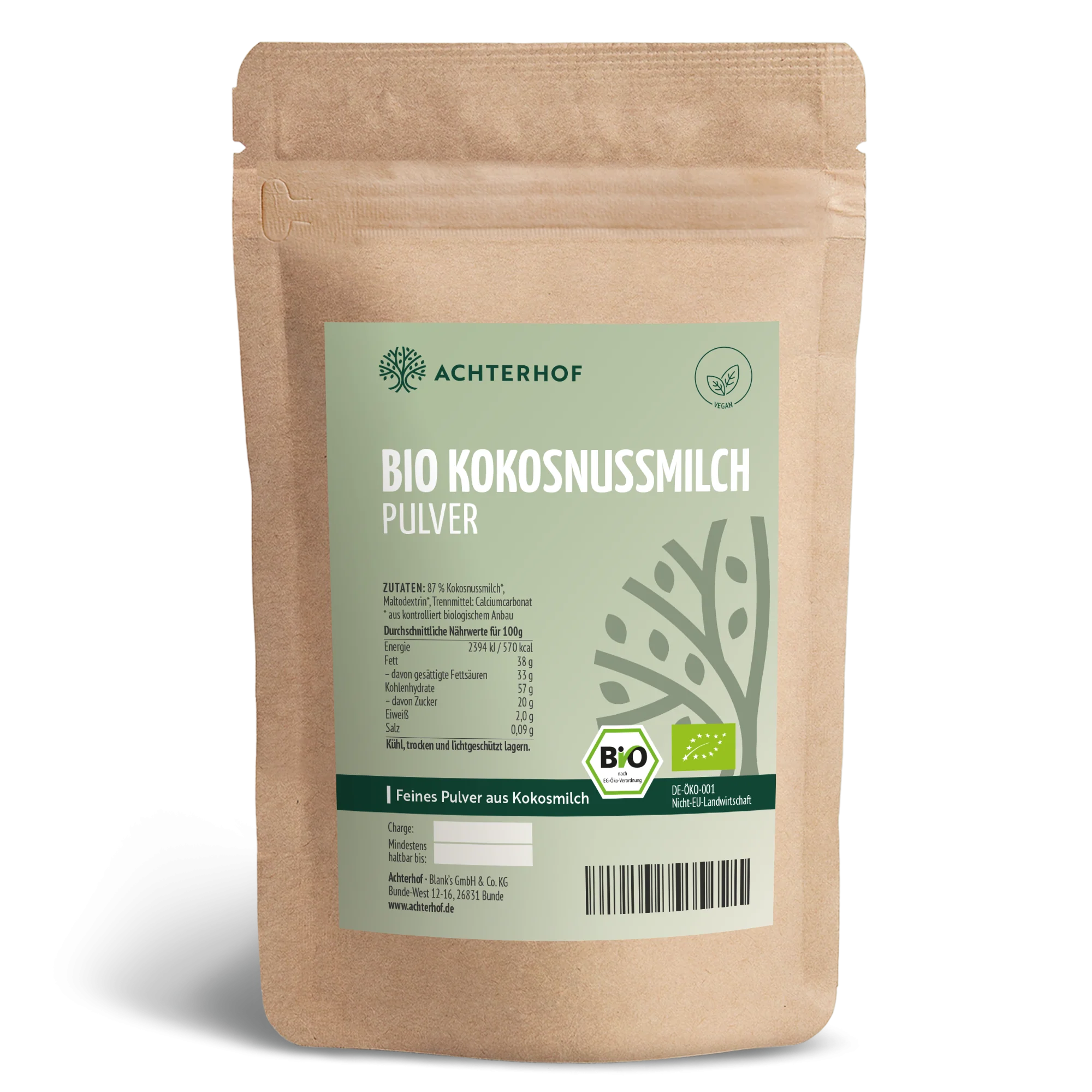 Bio Kokosnussmilch Pulver (500g)