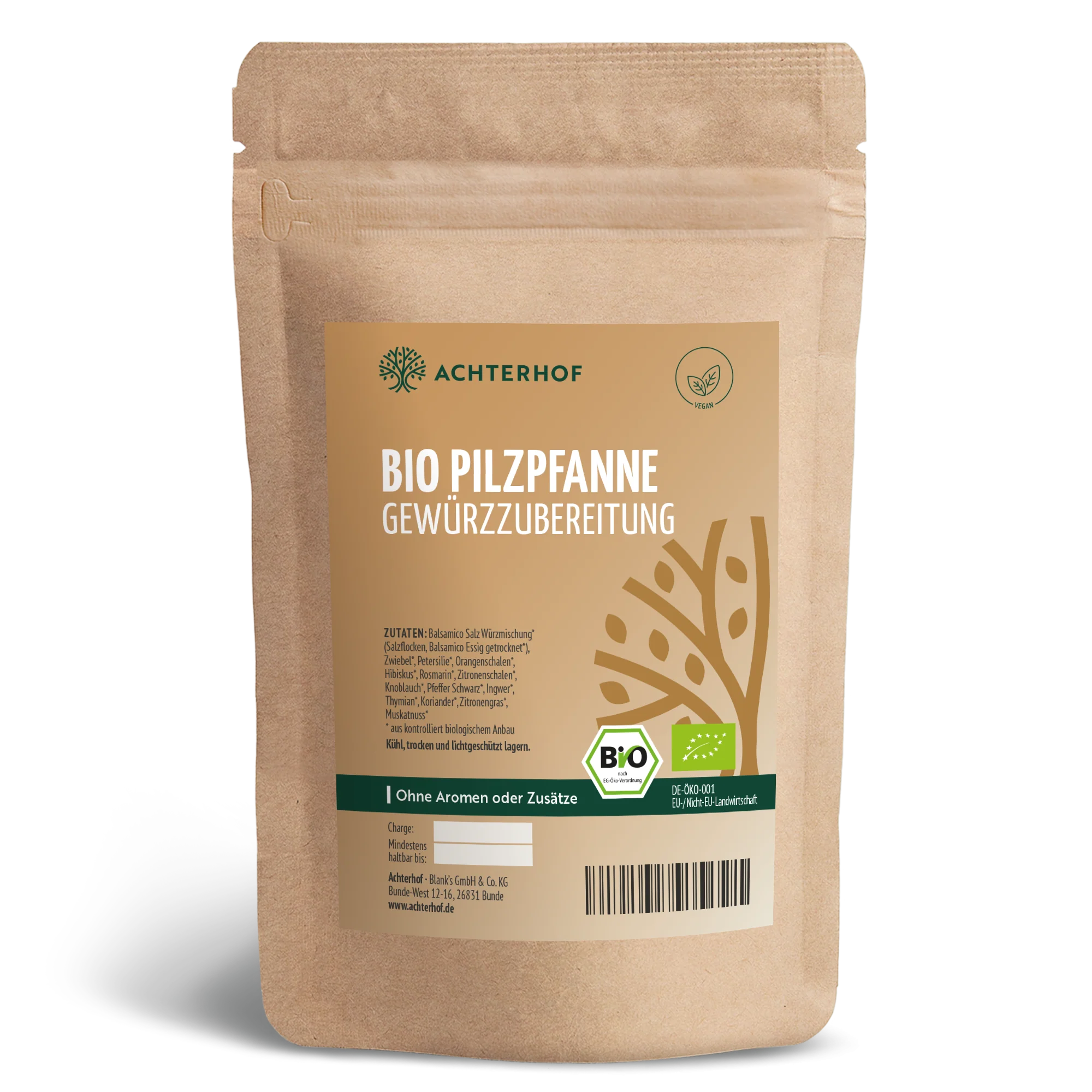 Bio Pilzpfanne Gewürzzubereitung (100g)