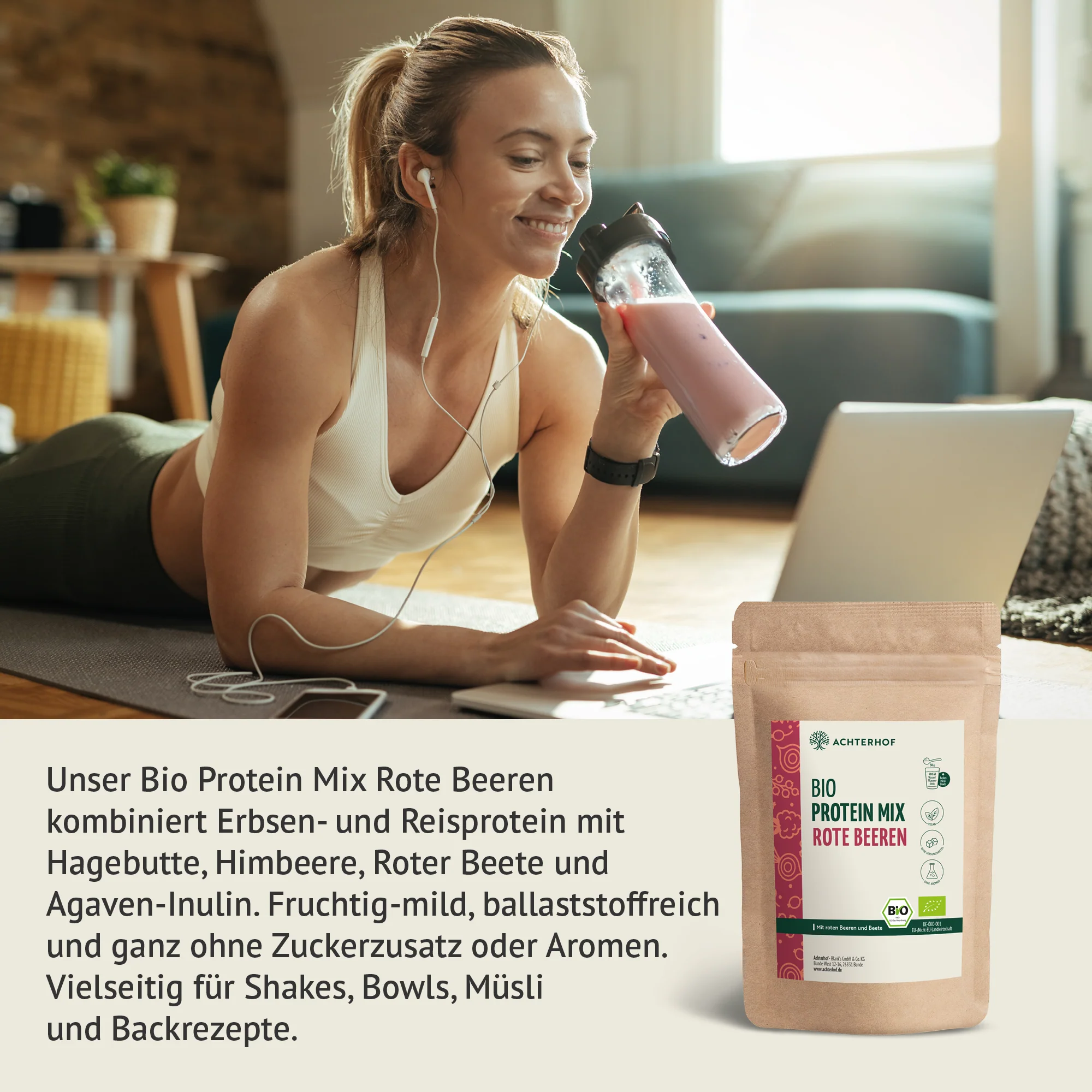 Bio Protein Mix rote Beeren (250g) - Image 5