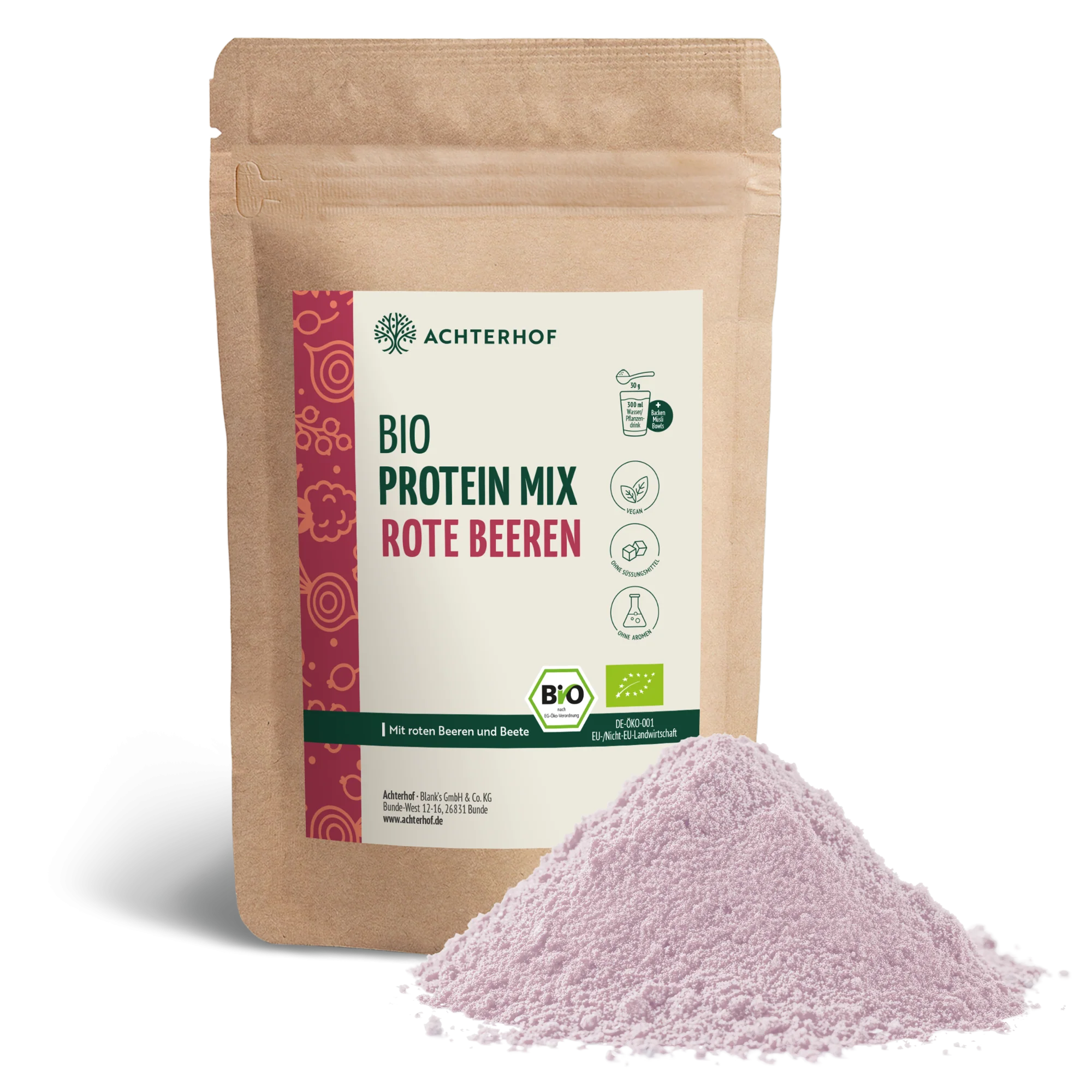 Bio Protein Mix rote Beeren (500g) - Image 2