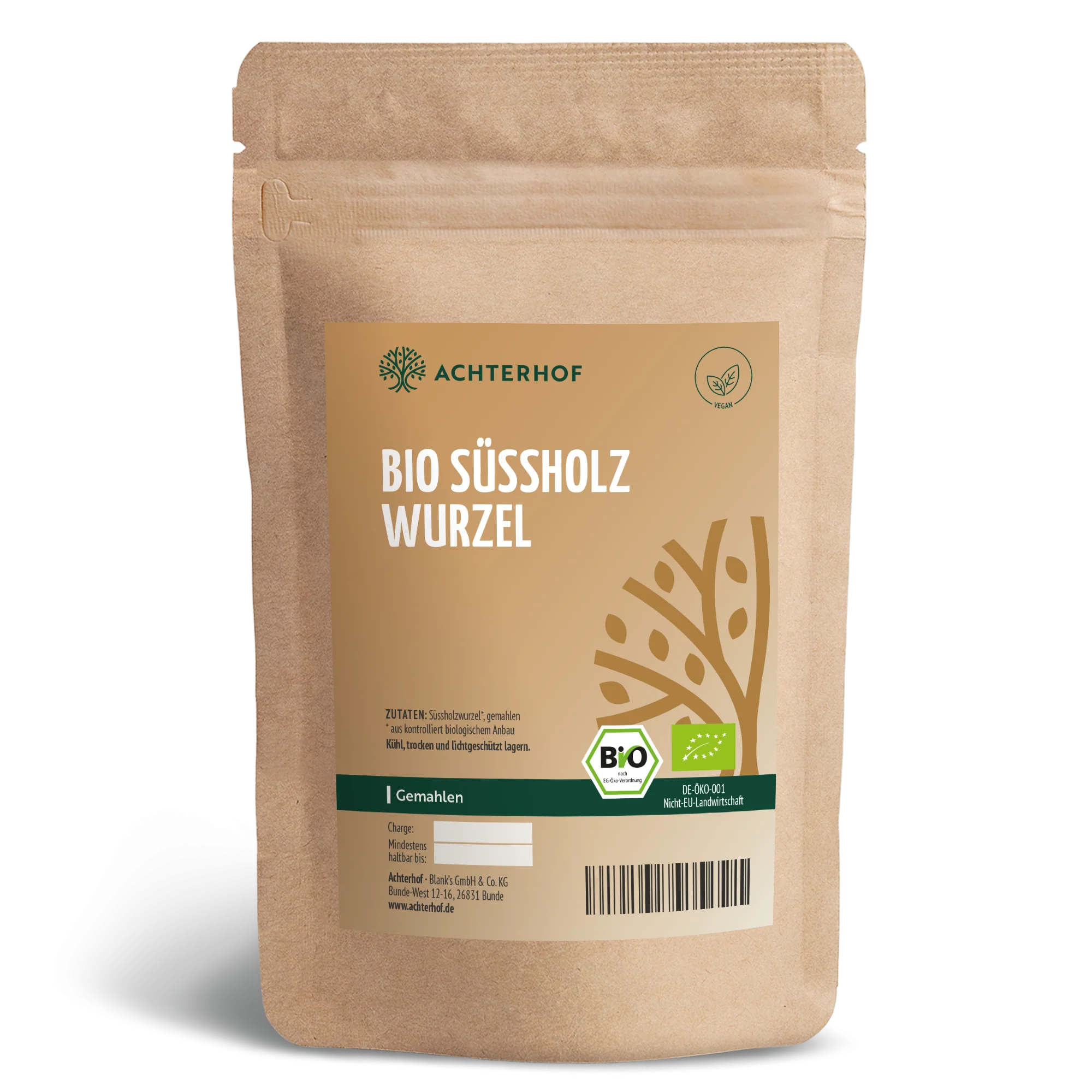 Bio Süßholzwurzel gemahlen (250g)