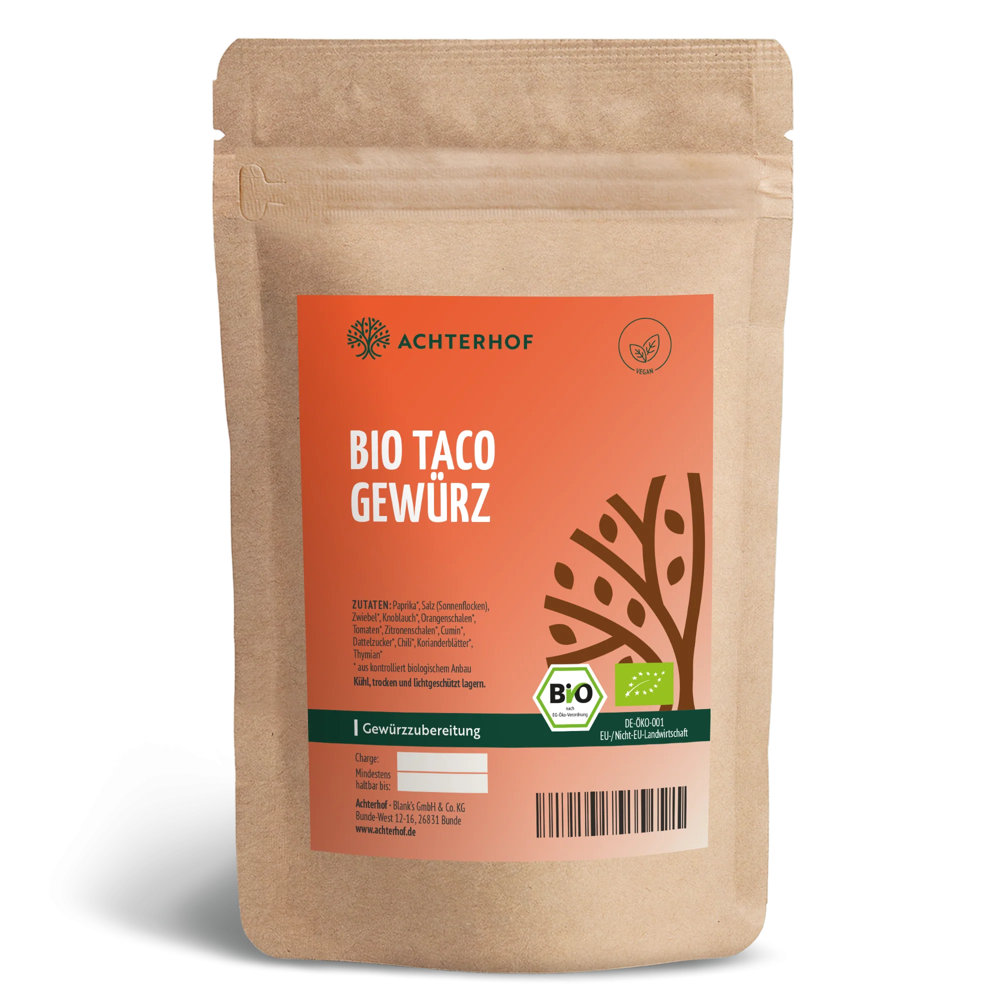 Bio Taco Gewürzzubereitung (100g)