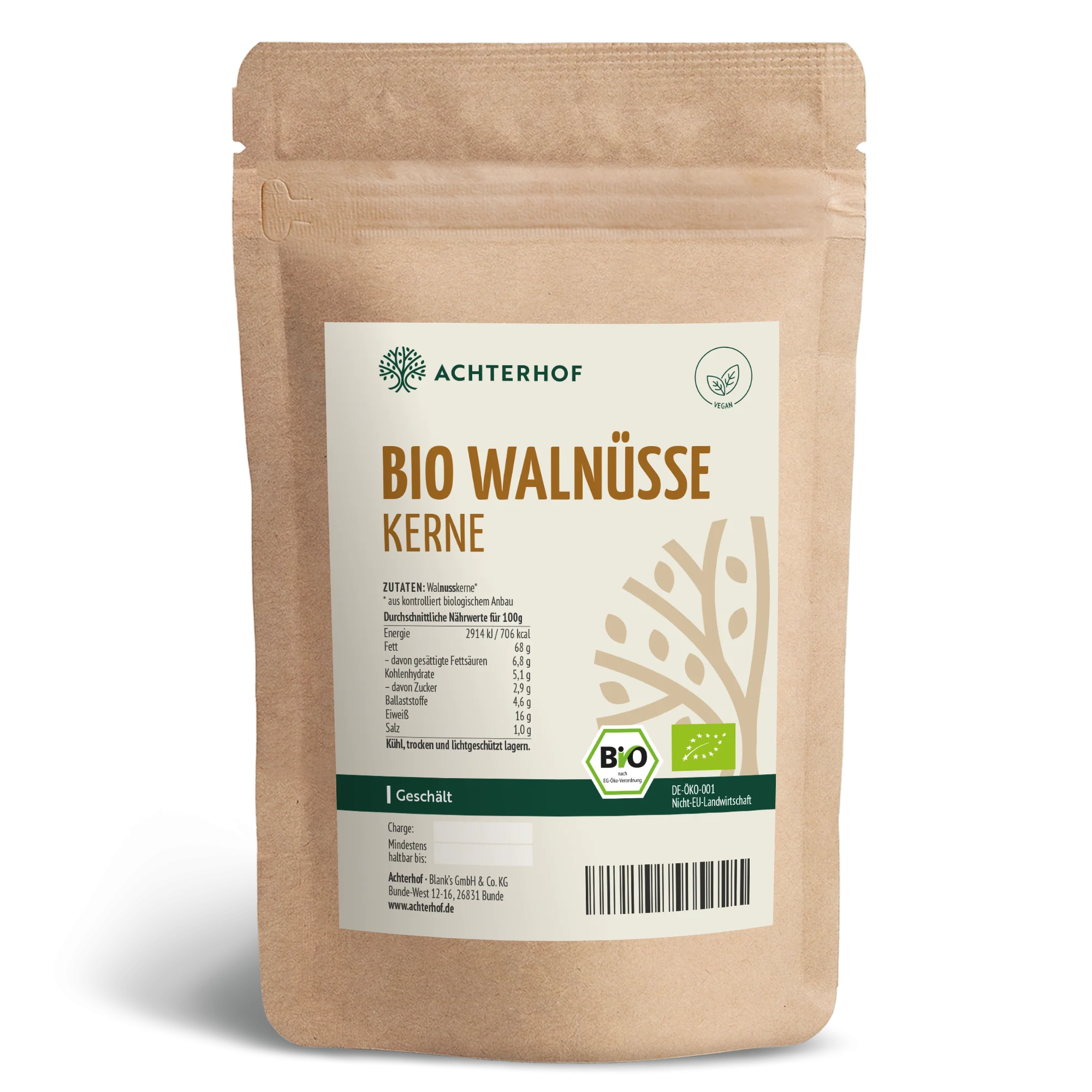Bio Walnusskerne geschält (250g)