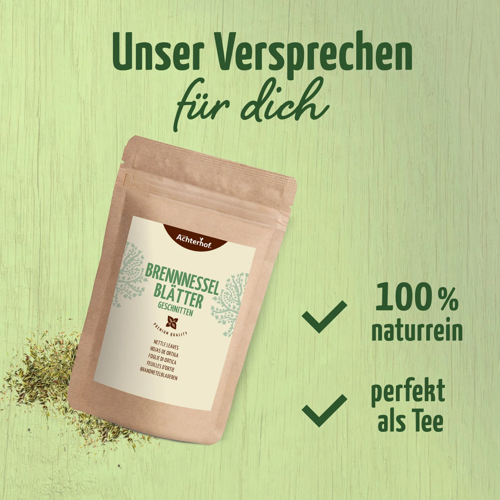 Brennnesselblätter geschnitten (500g) - Image 4