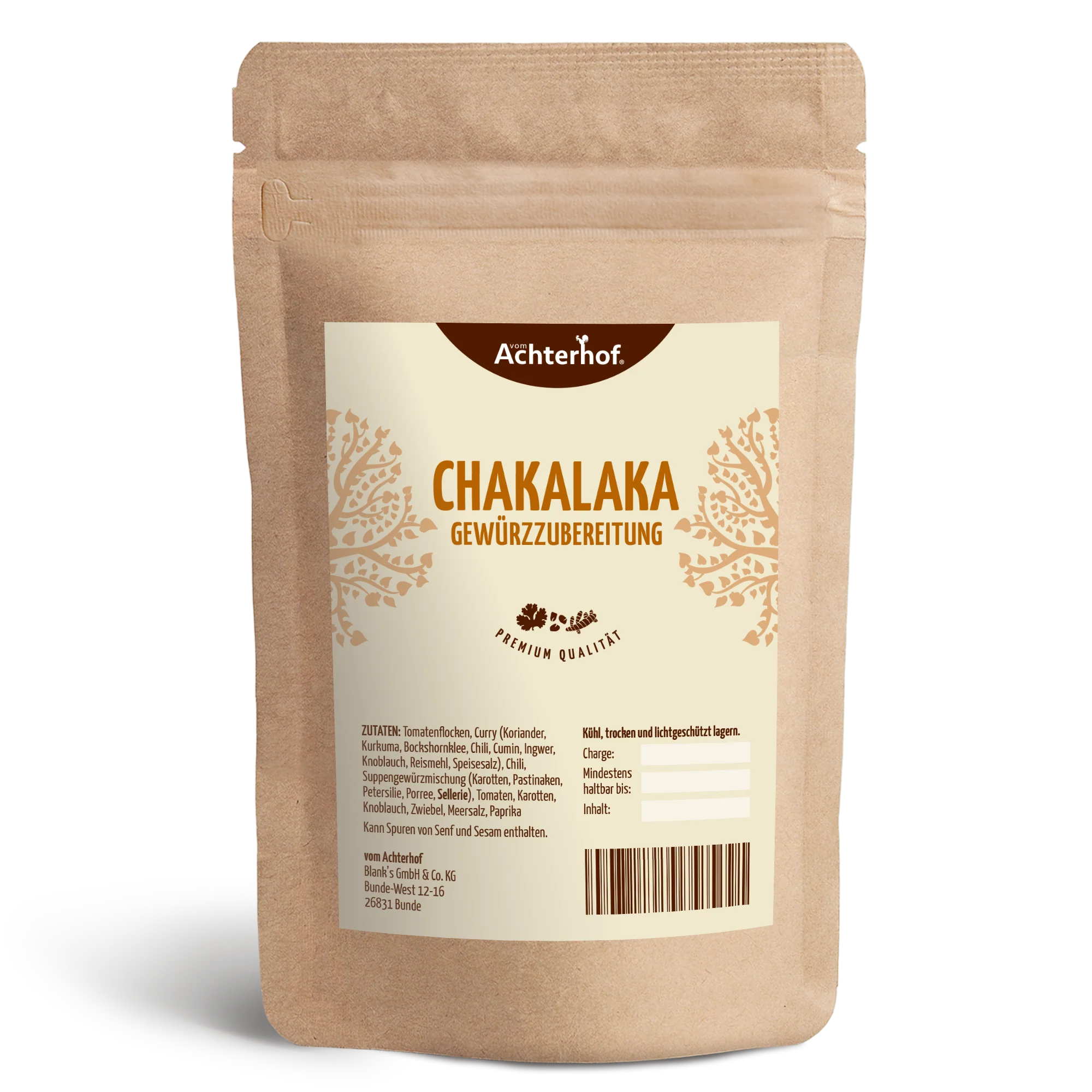 Chakalaka Gewürzzubereitung (250g)