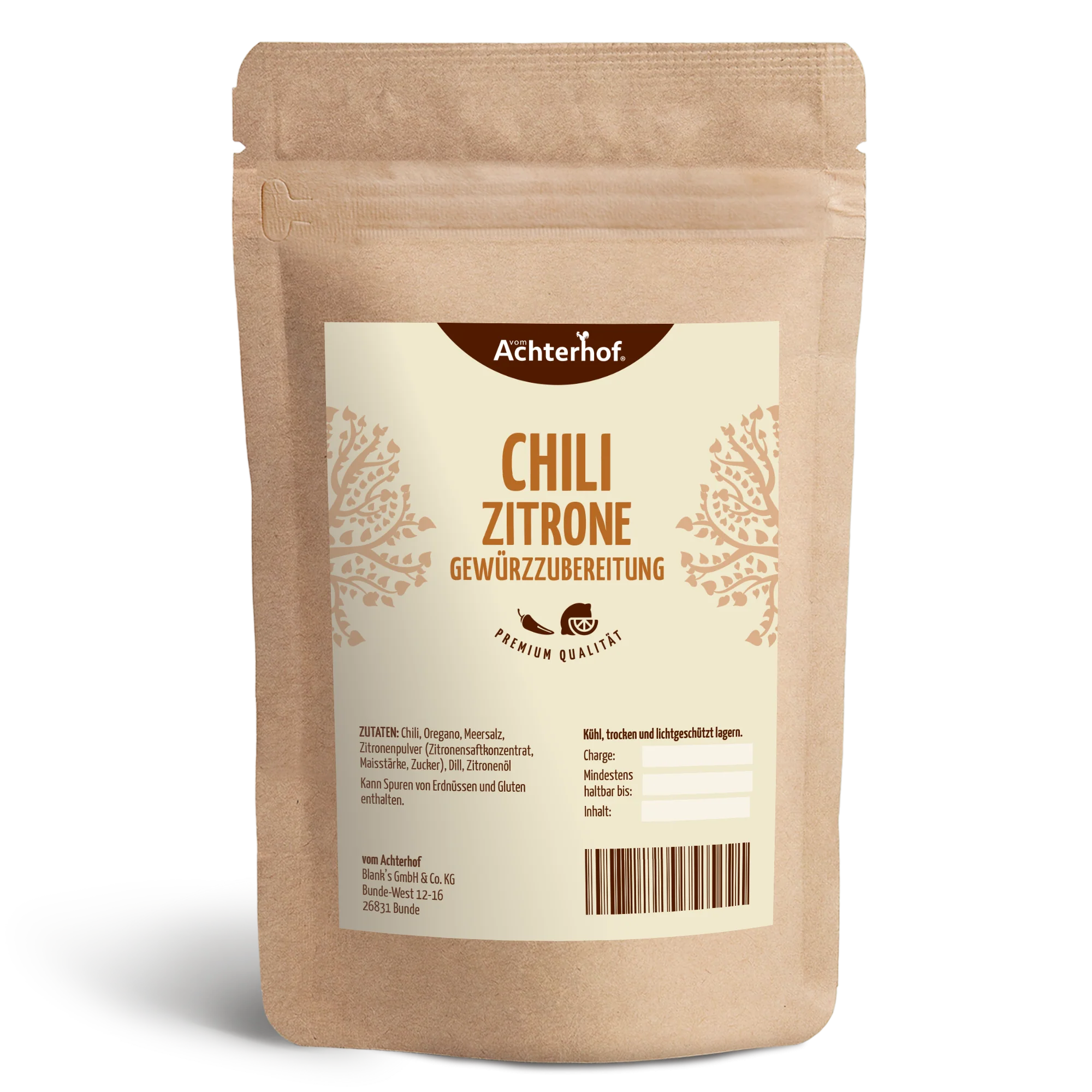 Chili Zitrone Gewürzzubereitung (100g)
