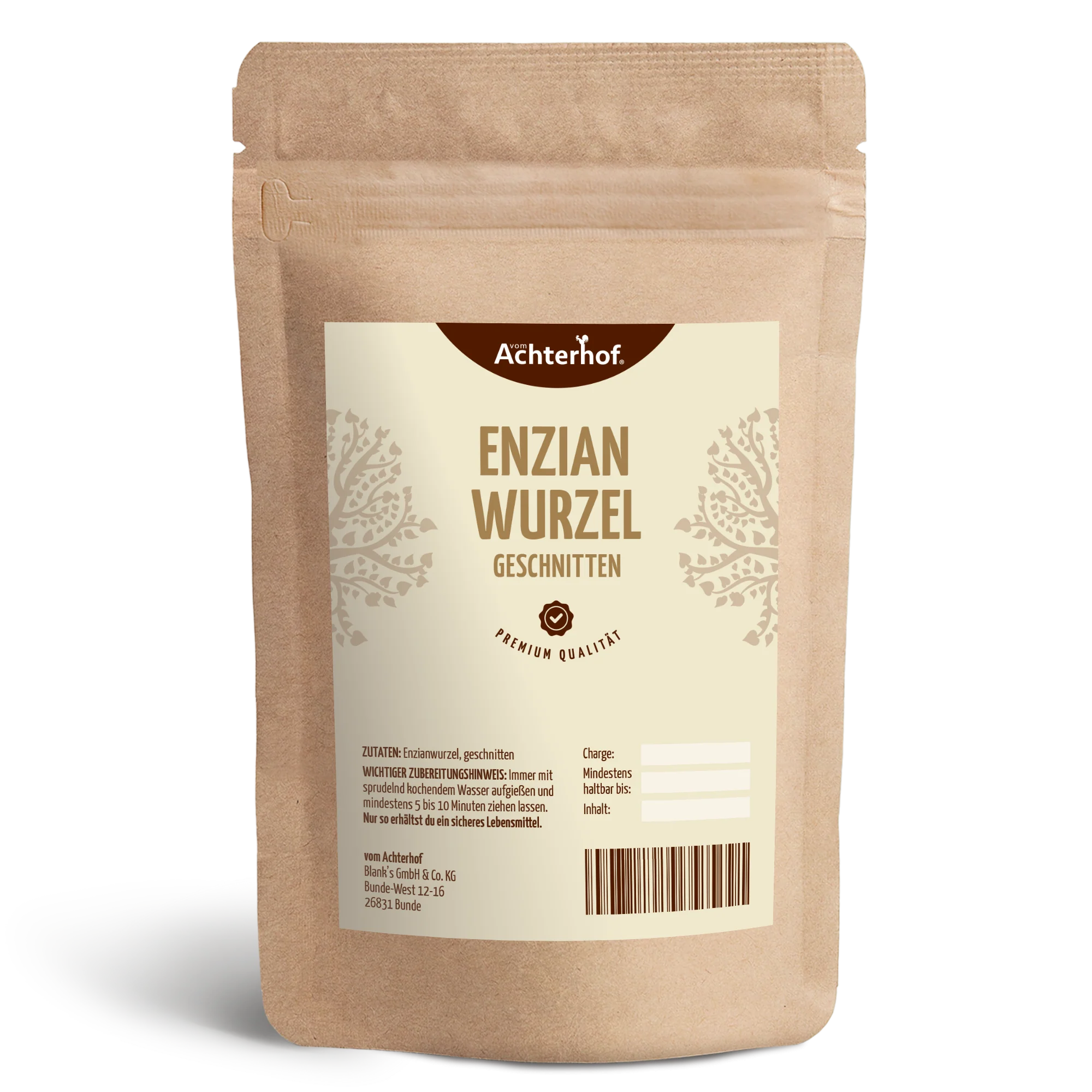 Enzianwurzel geschnitten (500g)