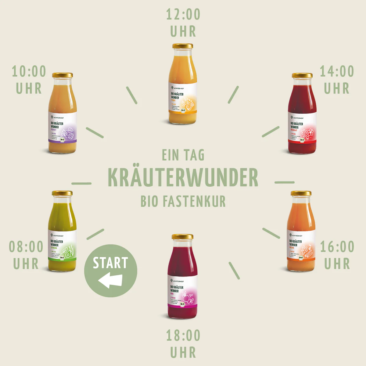 Kräuterwunder Bio Fastenkur 1-7 Tage (6 Flaschen pro Tag) - Image 9