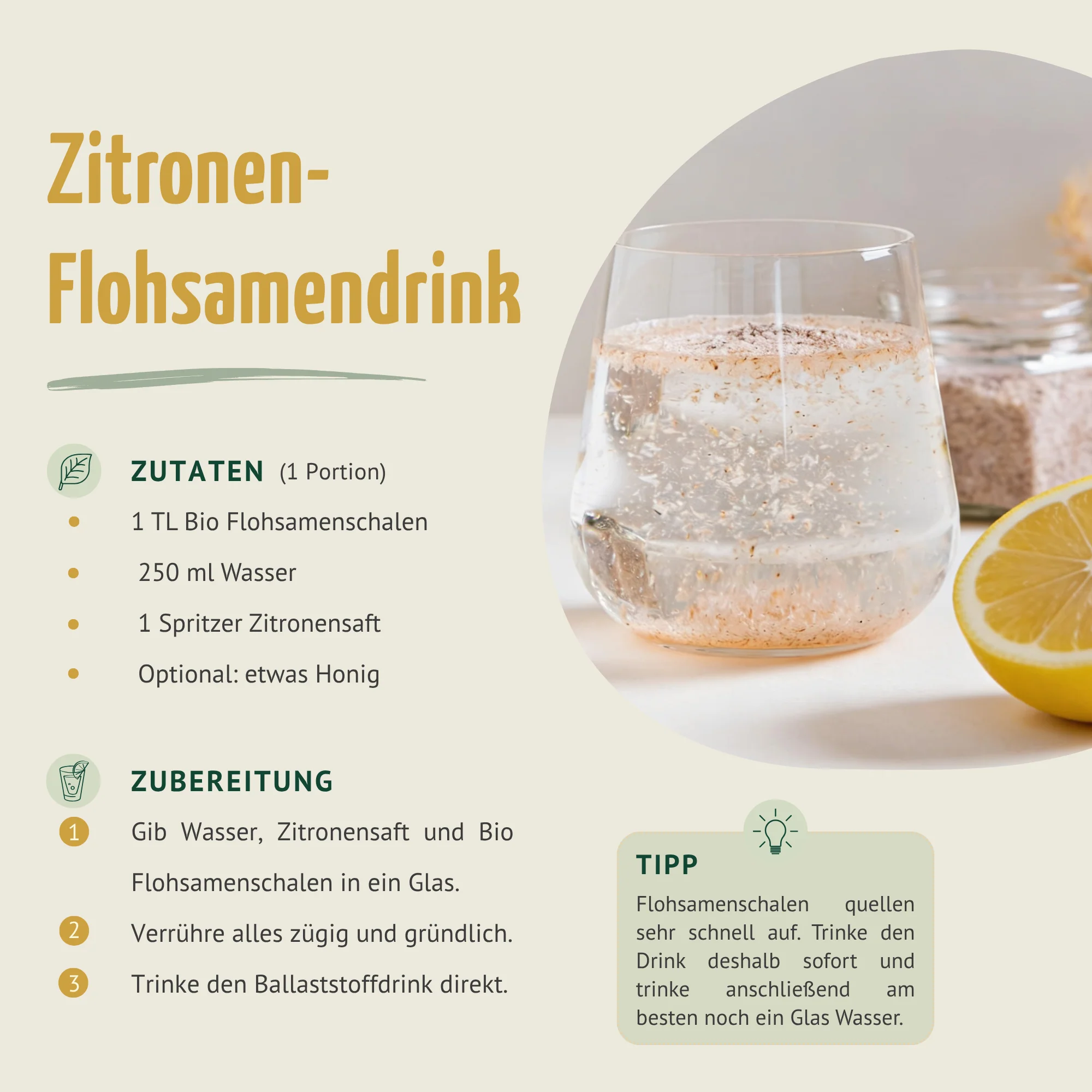 Flohsamenschalen Bio (200g) - Image 5