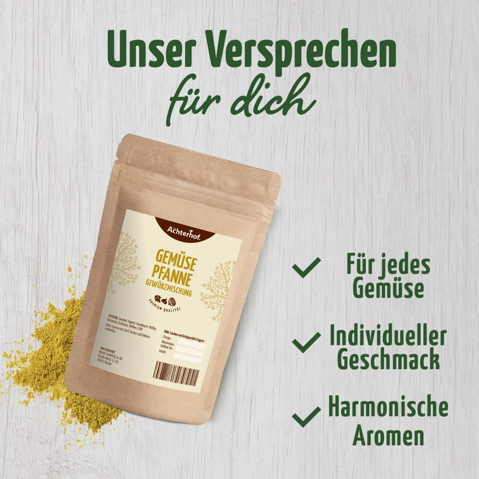 Gemüsepfanne Gewürzmischung (100g) - Image 2