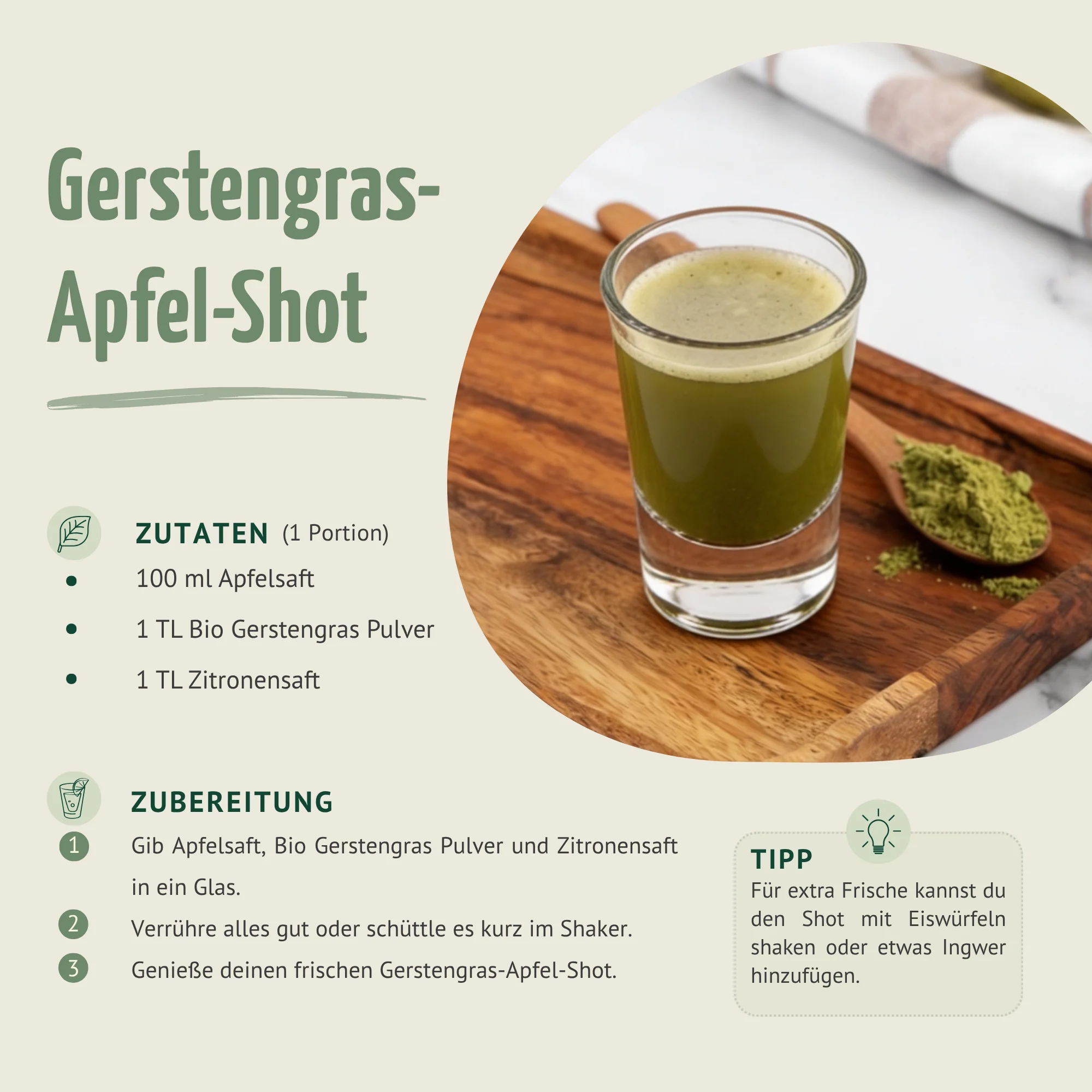 Bio Gerstengras Pulver (1000g) - Image 4