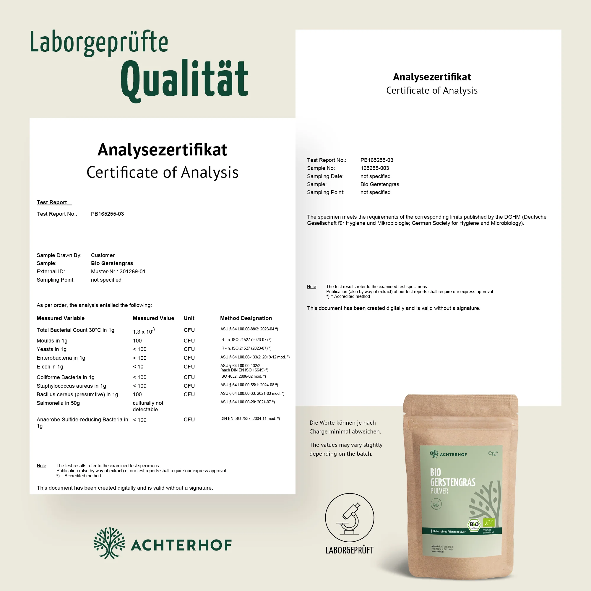 Bio Gerstengras Pulver (500g) - Image 10