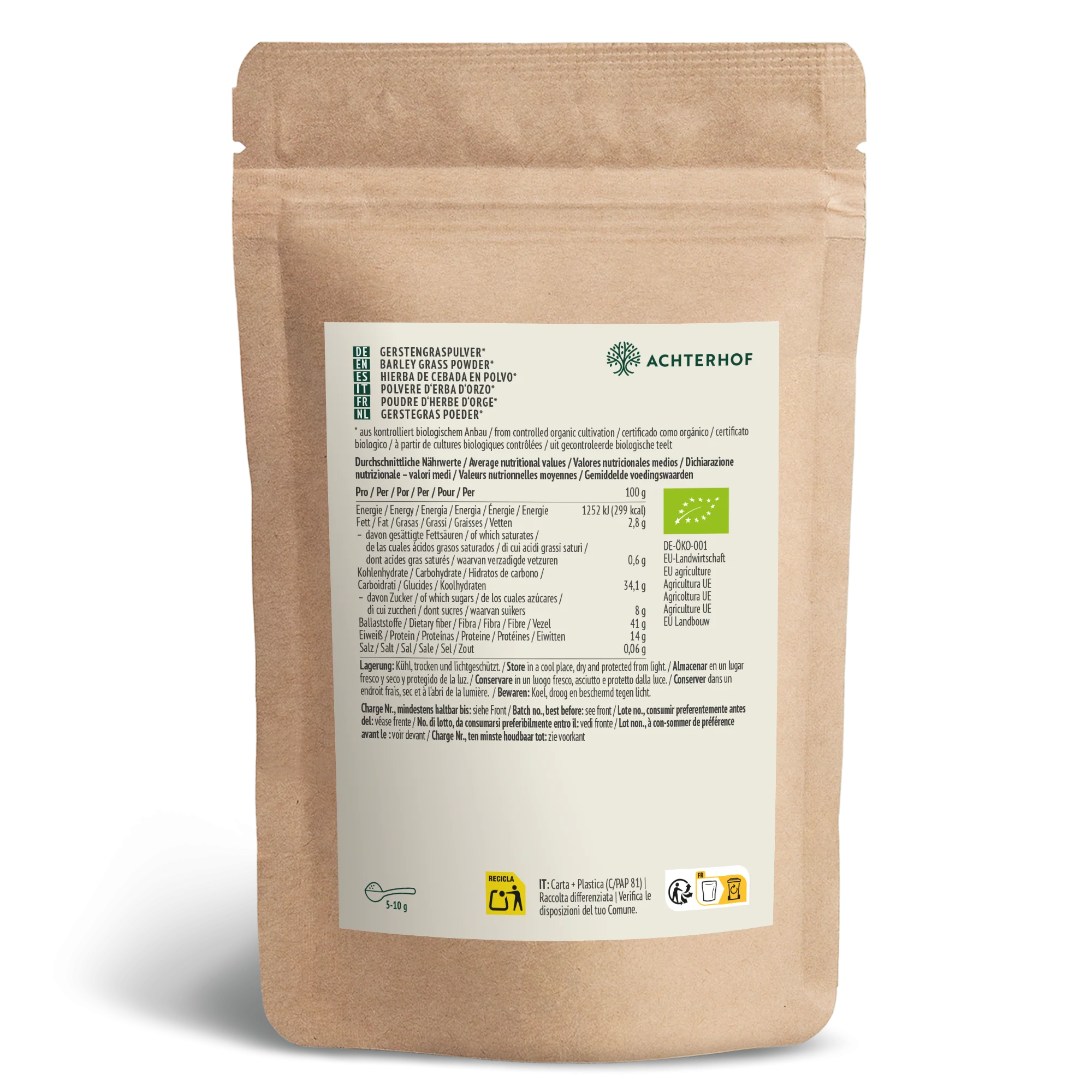 Bio Gerstengras Pulver (500g) - Image 13