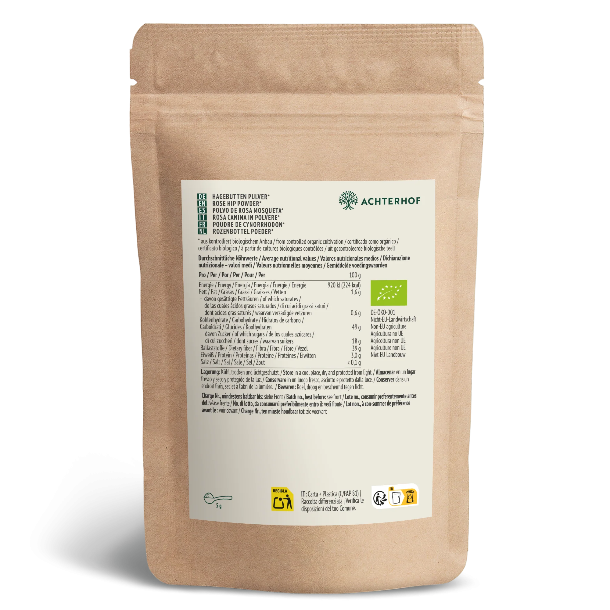 Bio Hagebutten Pulver (1000g) - Image 11
