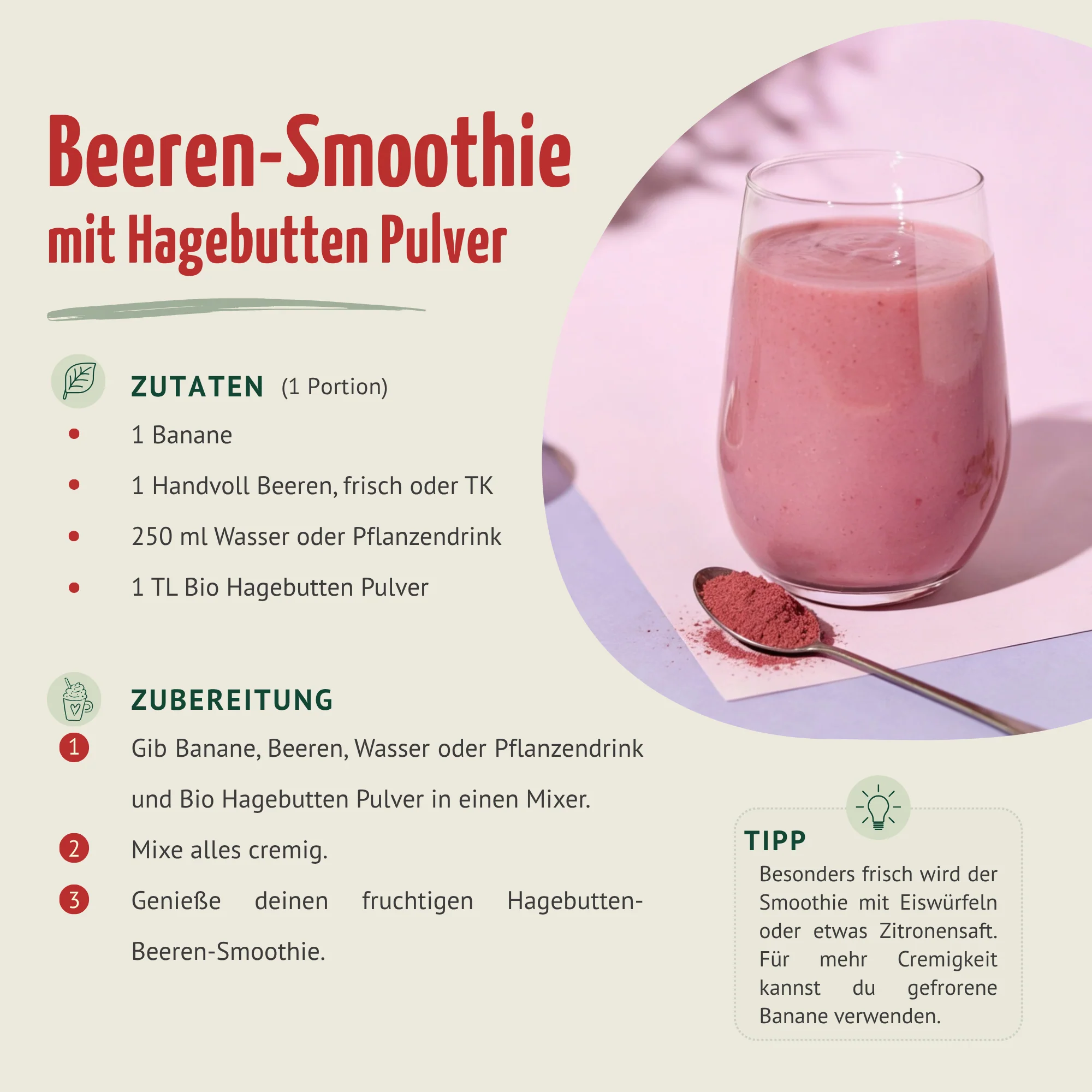 Bio Hagebutten Pulver (1000g) - Image 4