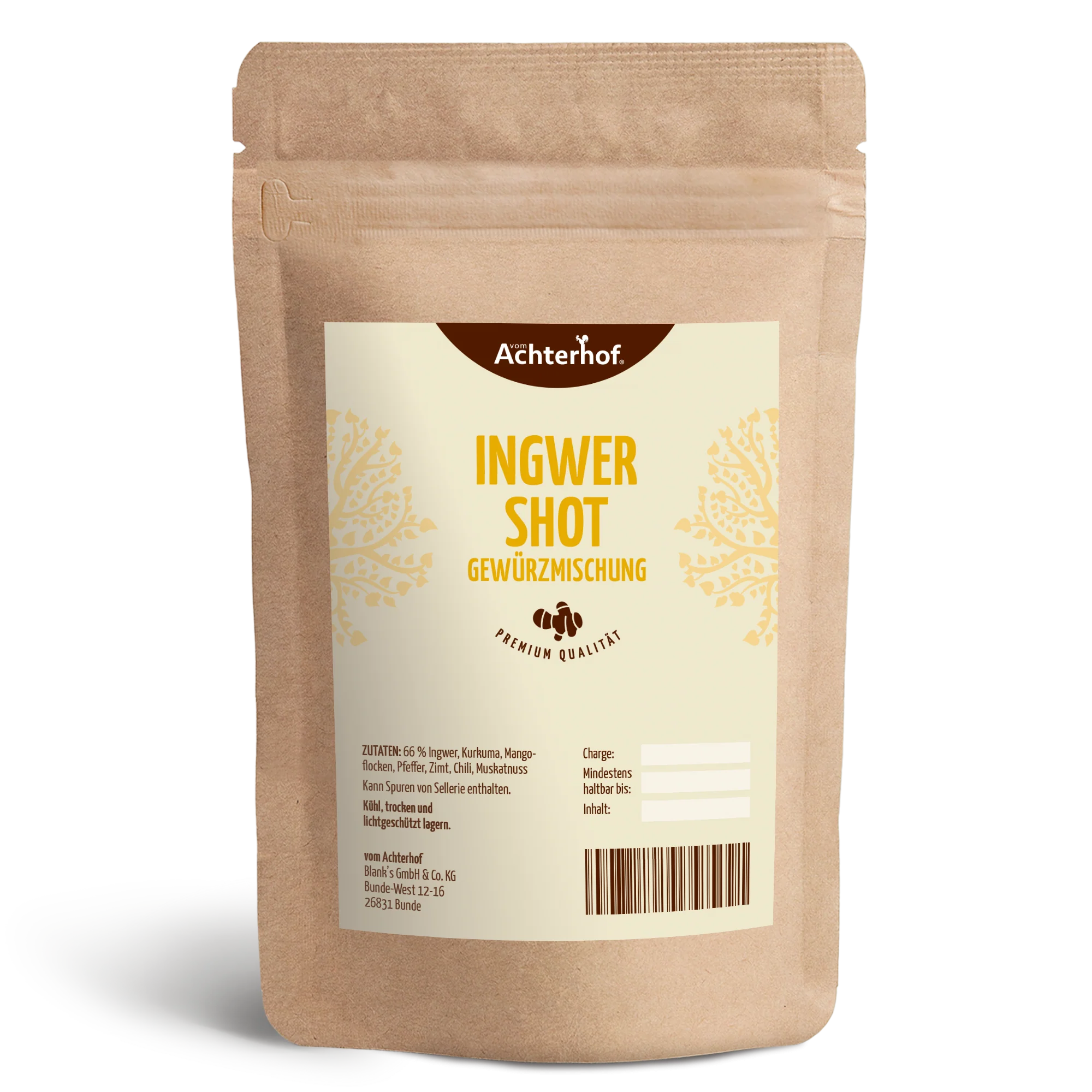 Ingwer Shot Gewürzmischung (100g)