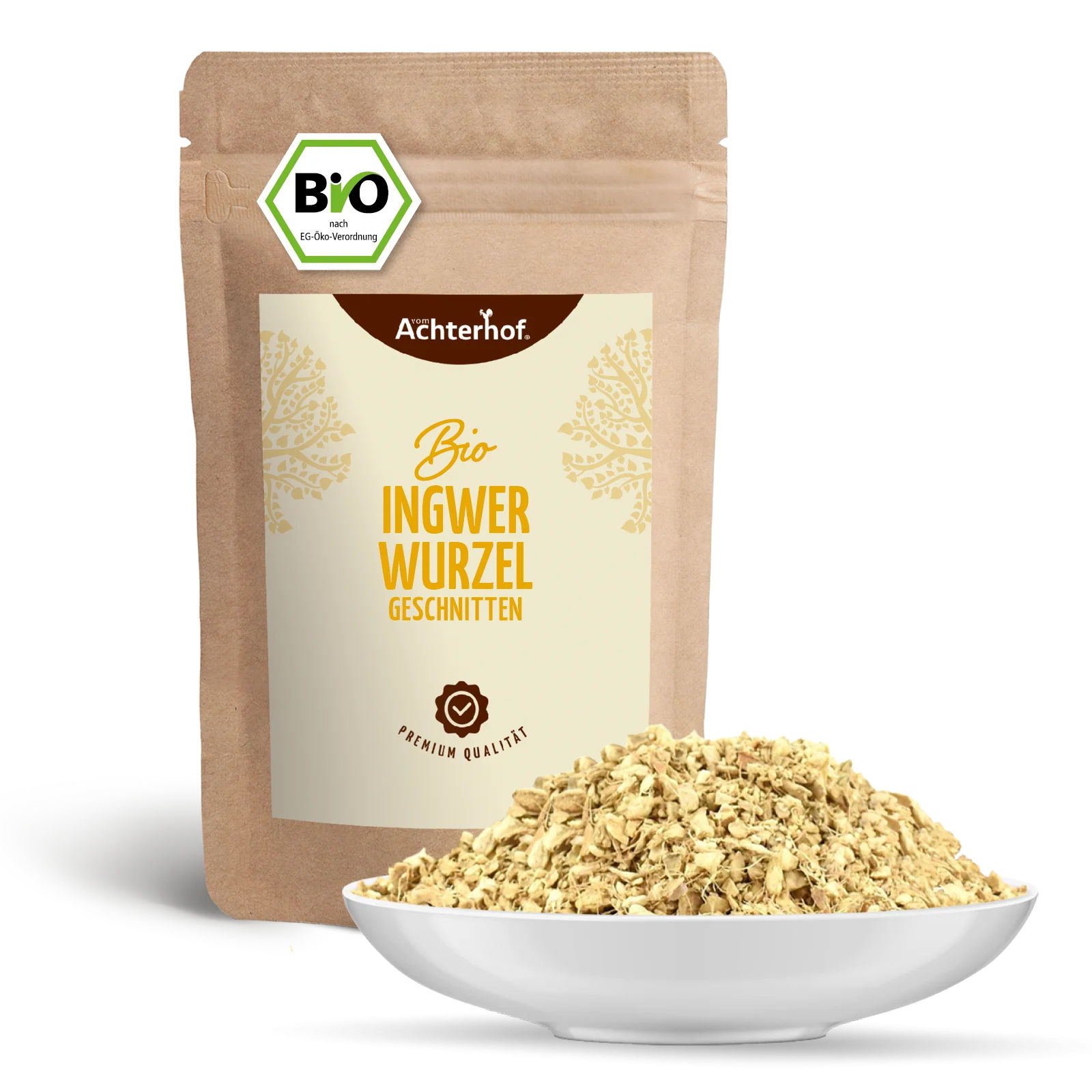 Ingwerwurzel geschnitten Bio (500g) - Image 2