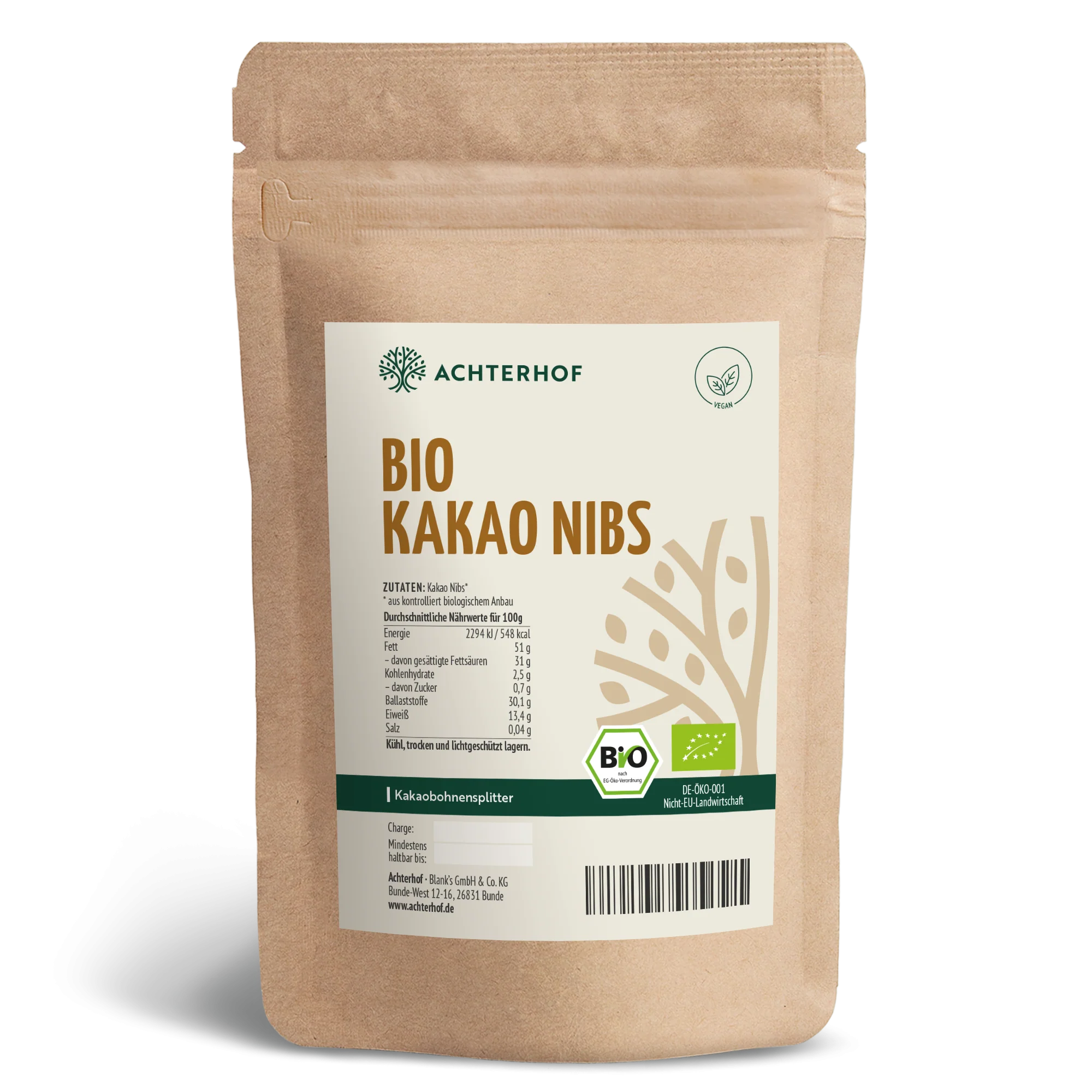 Kakao Nibs Bio (500g)