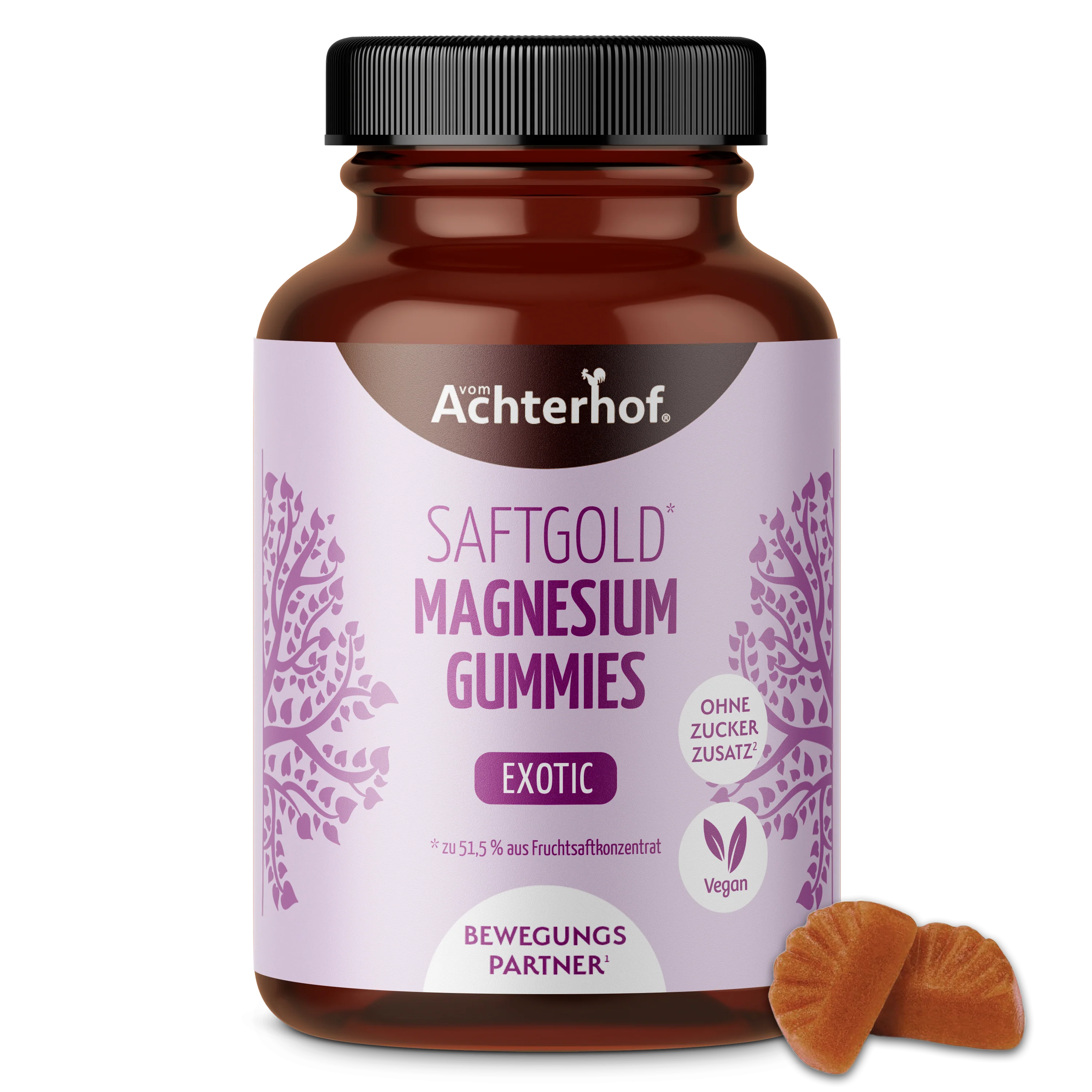 Saftgold Magnesium Gummies Exotische Früchte (60 Stück)