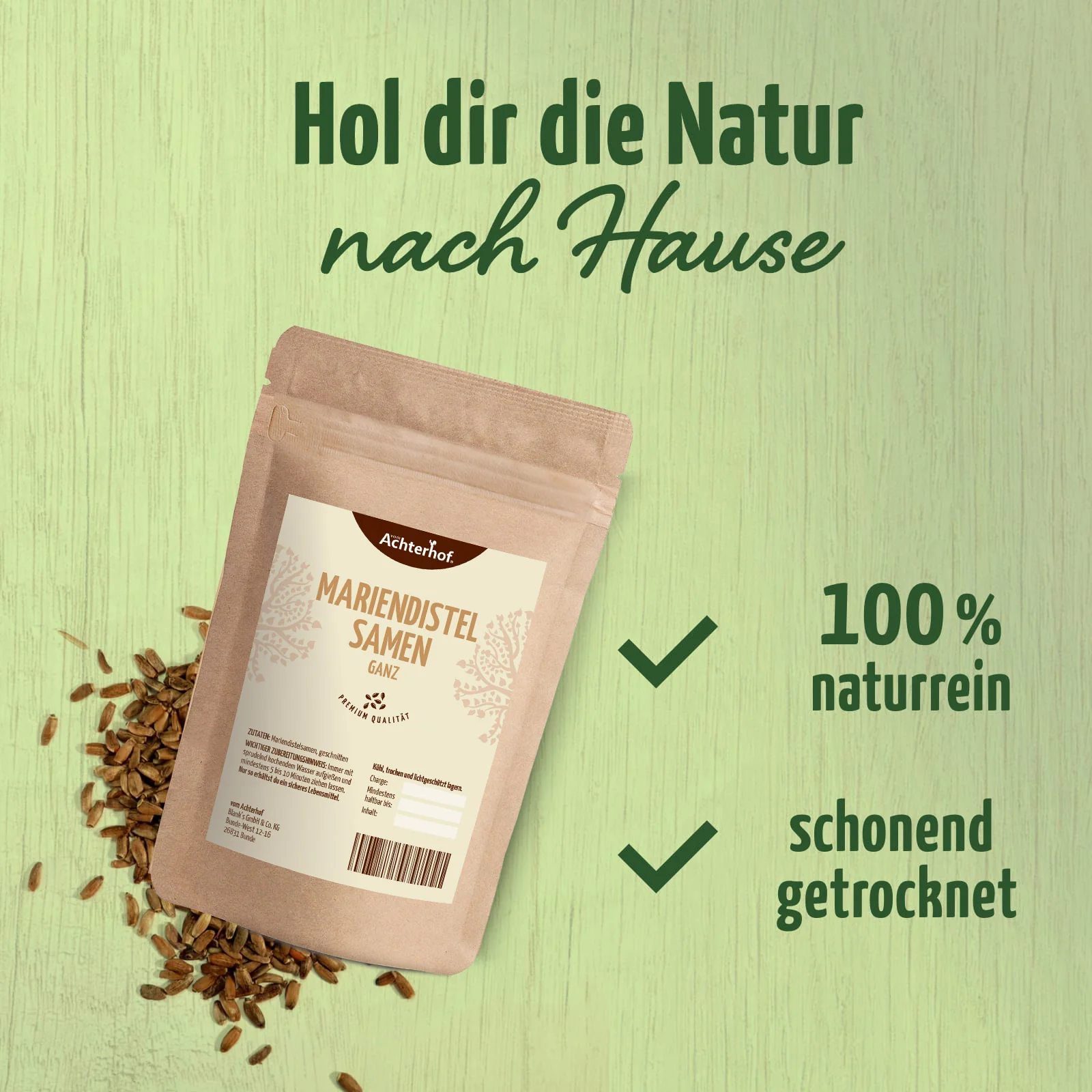 Mariendistelsamen ganz (500g) - Image 3