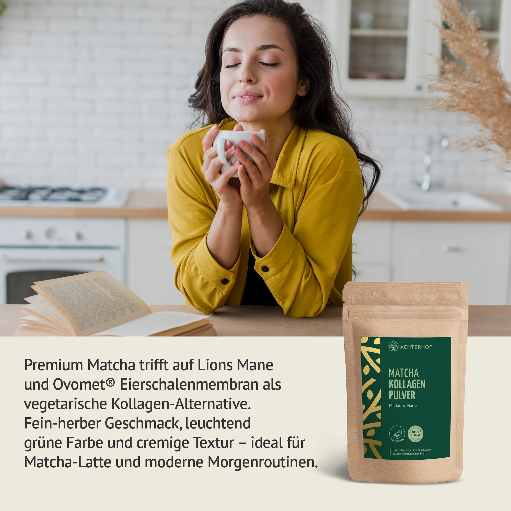 Matcha Kollagen Pulver (100g) - Image 3
