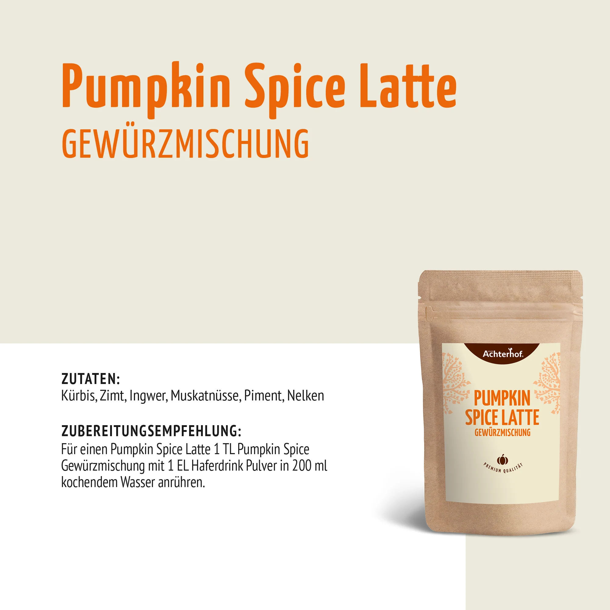 Pumpkin Spice Latte Gewürzmischung (100g) - Image 6