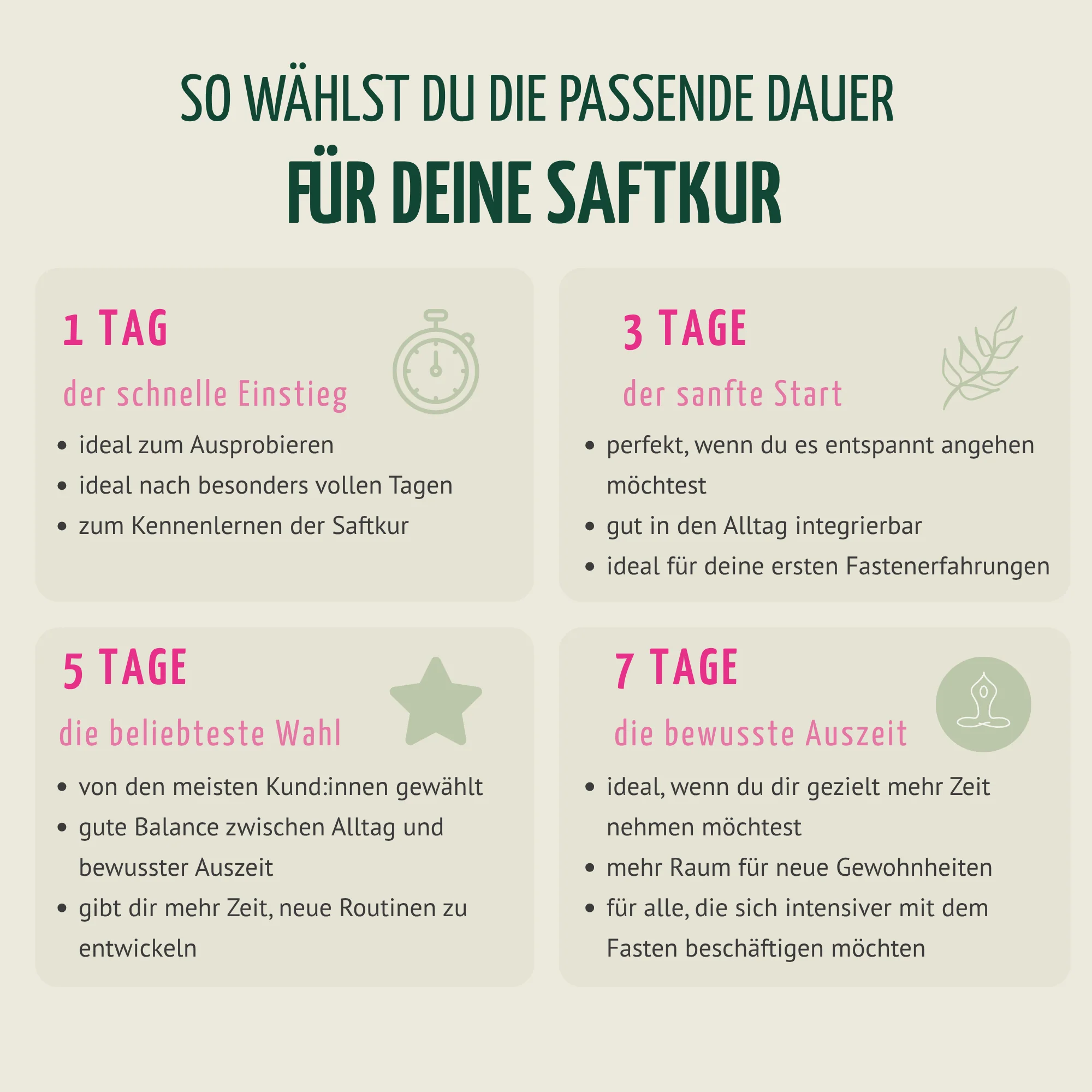 Saftstart Bio Fastenkur 1-7 Tage (6 Flaschen pro Tag) - Image 3