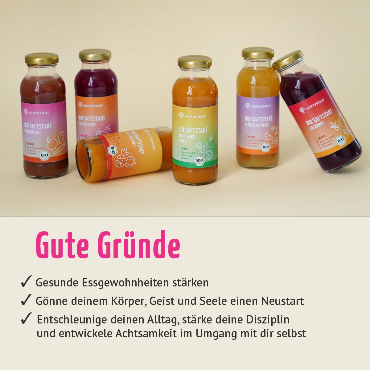 Saftstart Bio Fastenkur 1-7 Tage (6 Flaschen pro Tag) - Image 6