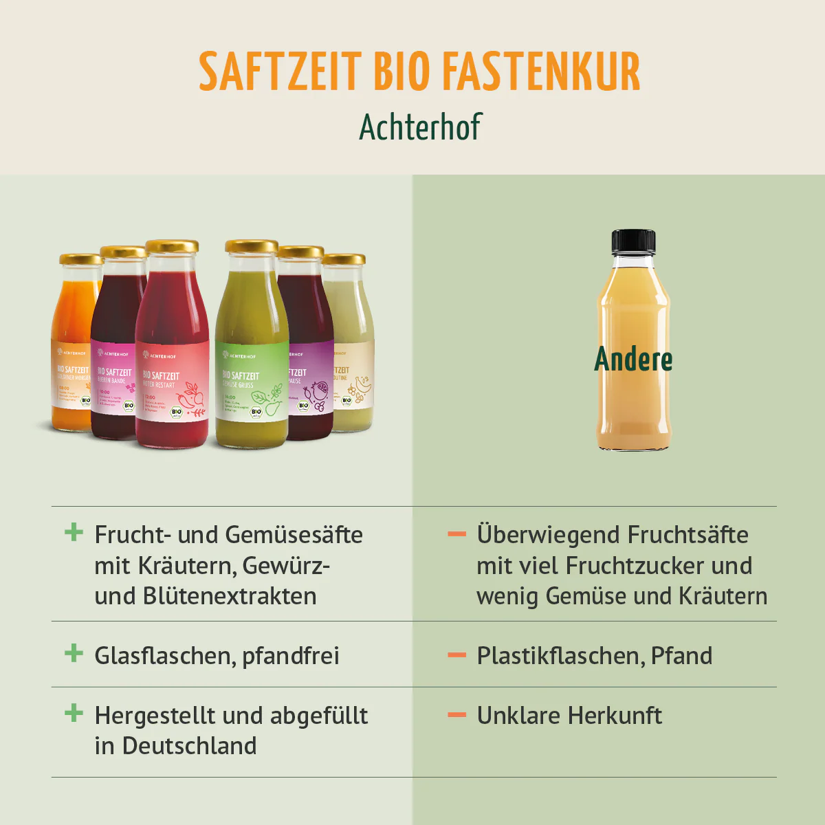 Saftzeit Bio Fastenkur 1-7 Tage (6 Flaschen pro Tag) - Image 10