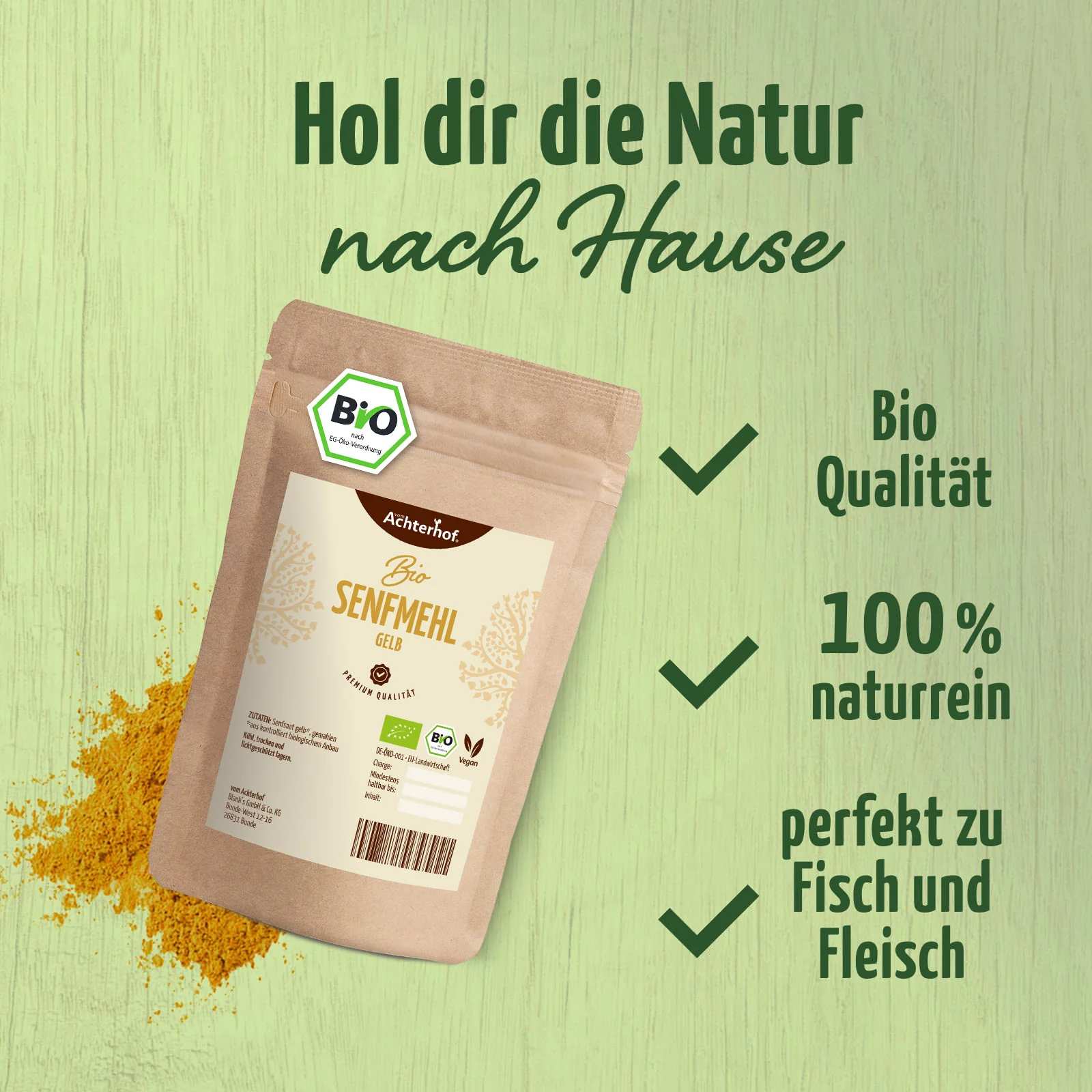 Senfmehl gelb Bio (250g) - Image 4