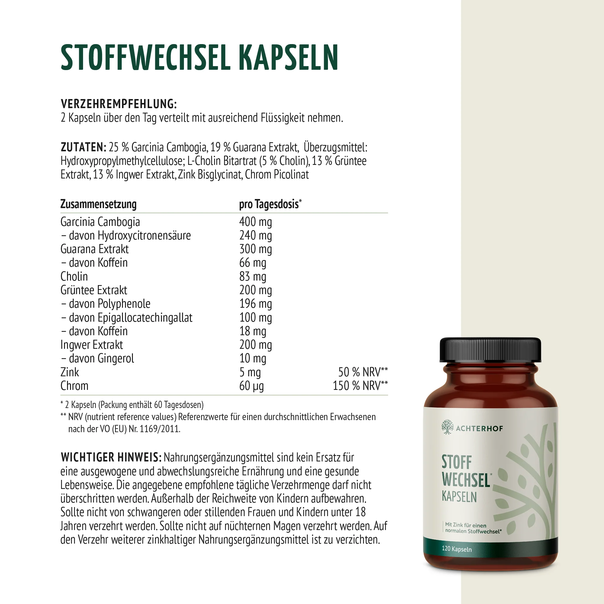 Stoffwechsel Kapseln (120 Kapseln) - Image 6
