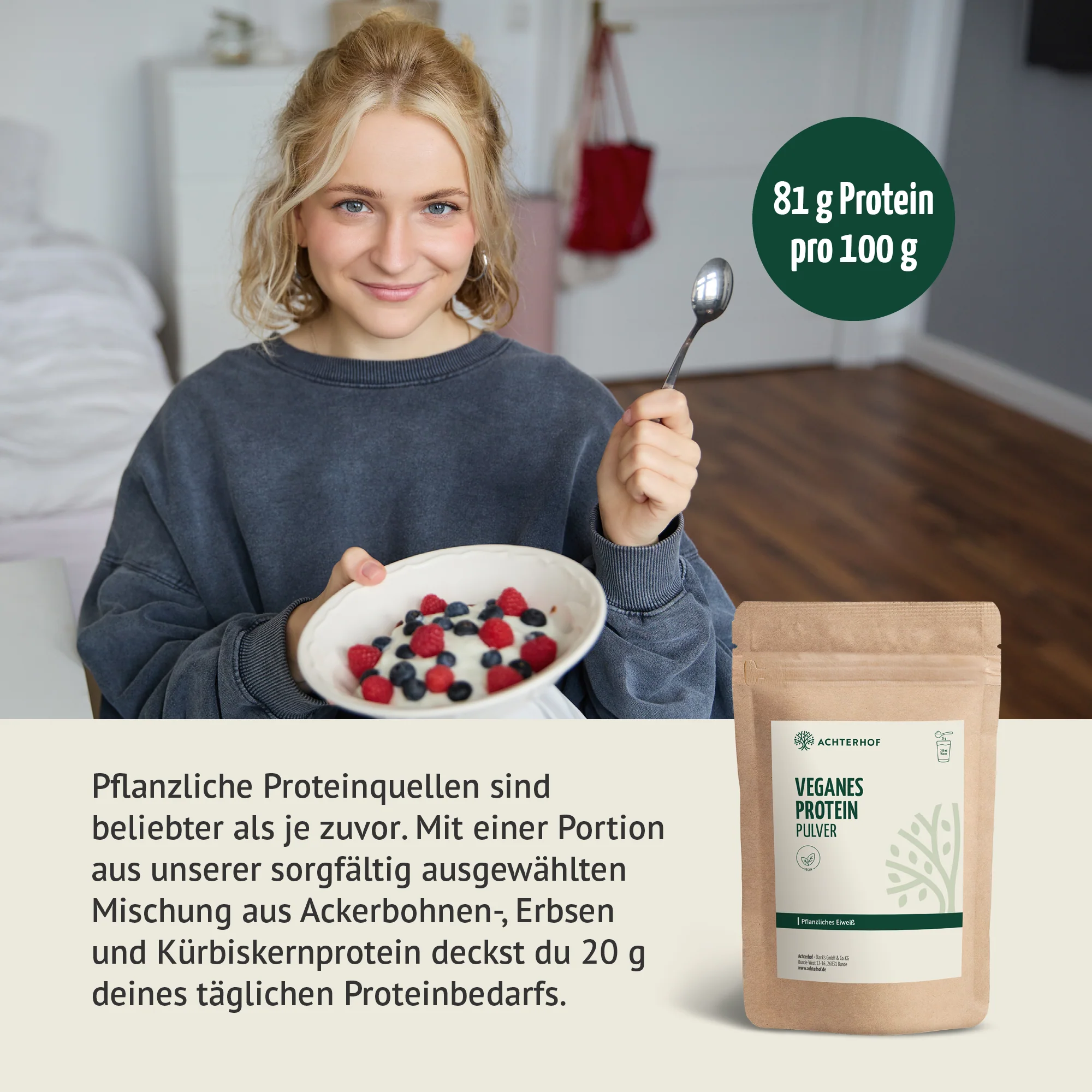 Veganes Protein Pulver (250g) - Image 4