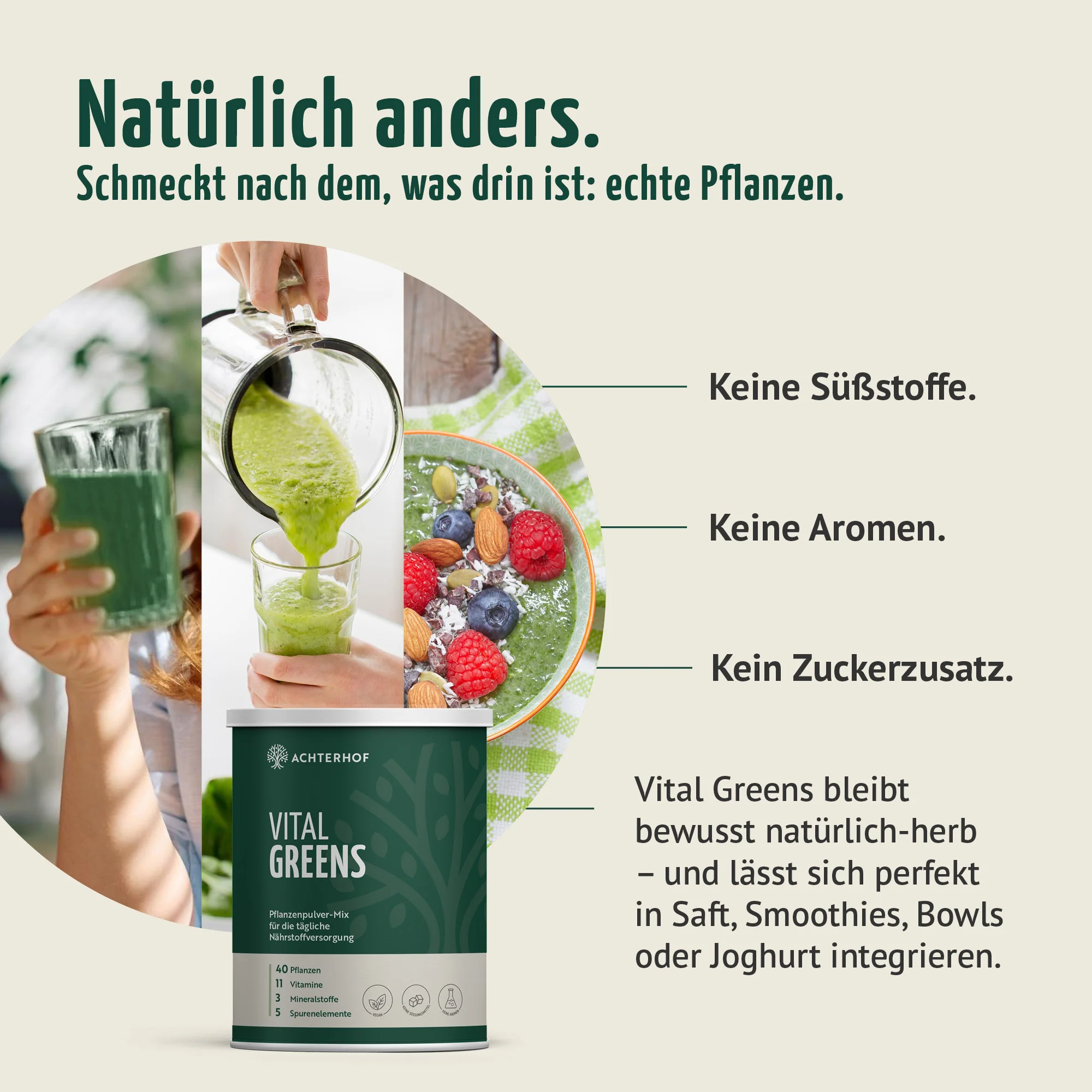 Vital Greens Pulver (400g) - Image 5